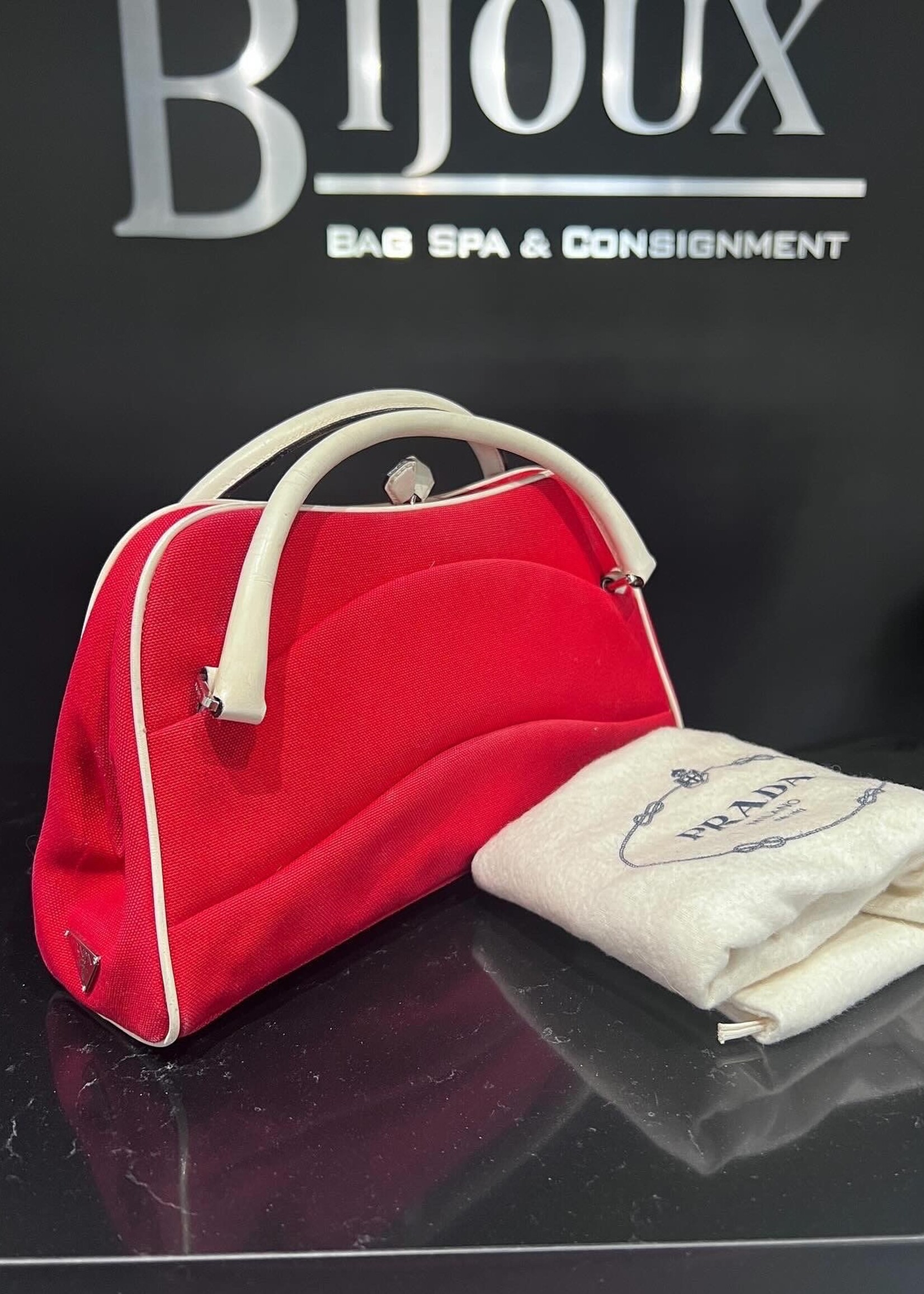 Prada SOLD- Prada Canapa Red Purse