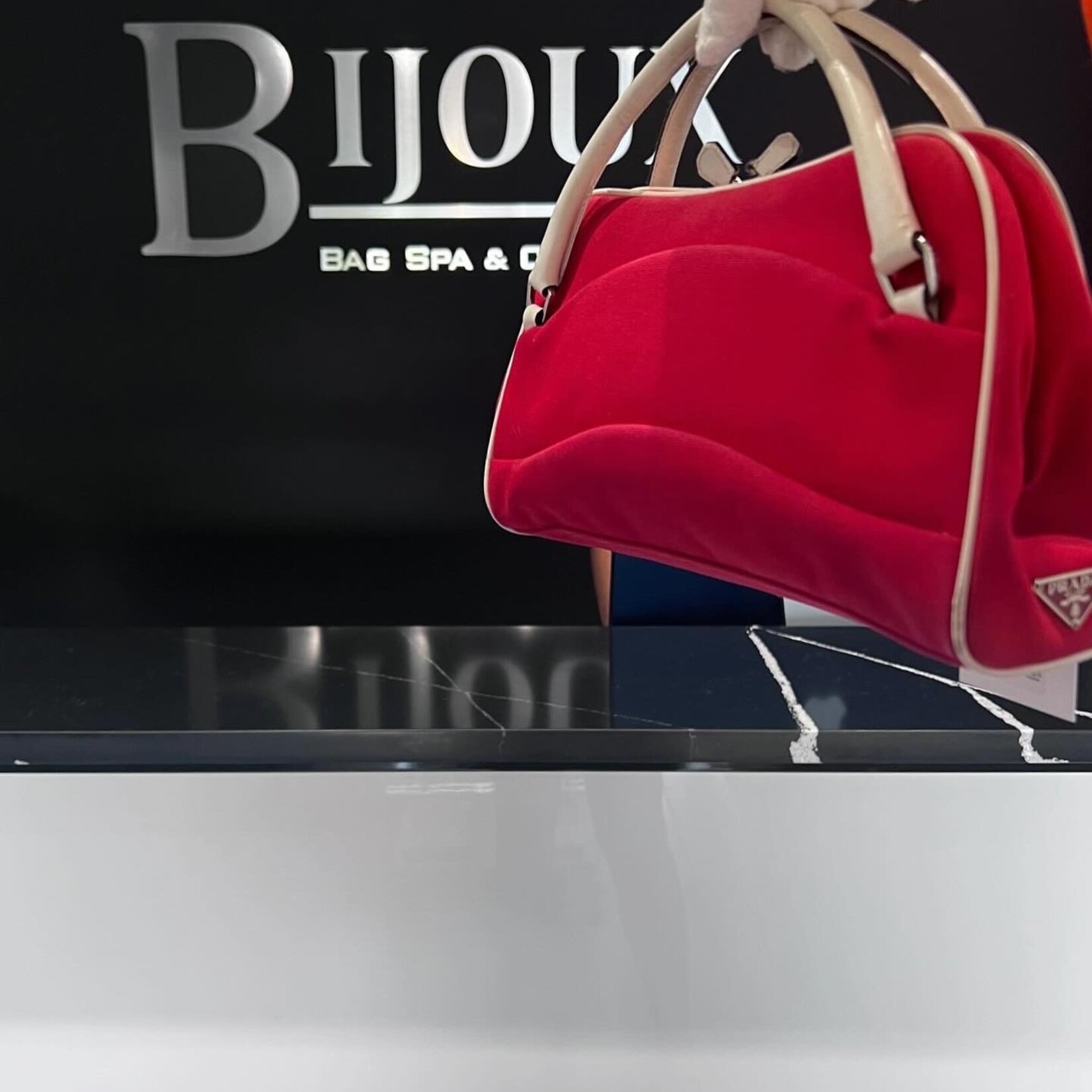 Prada Prada Canapa Red Purse