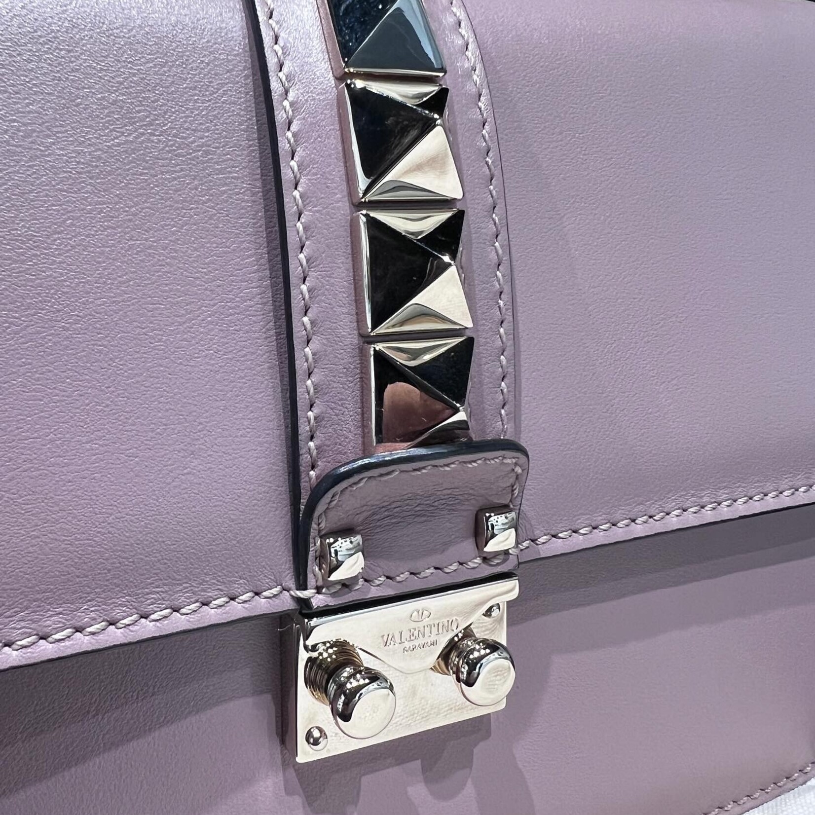 Valentino SOLD- Valentino Medium Glam Lock Nude