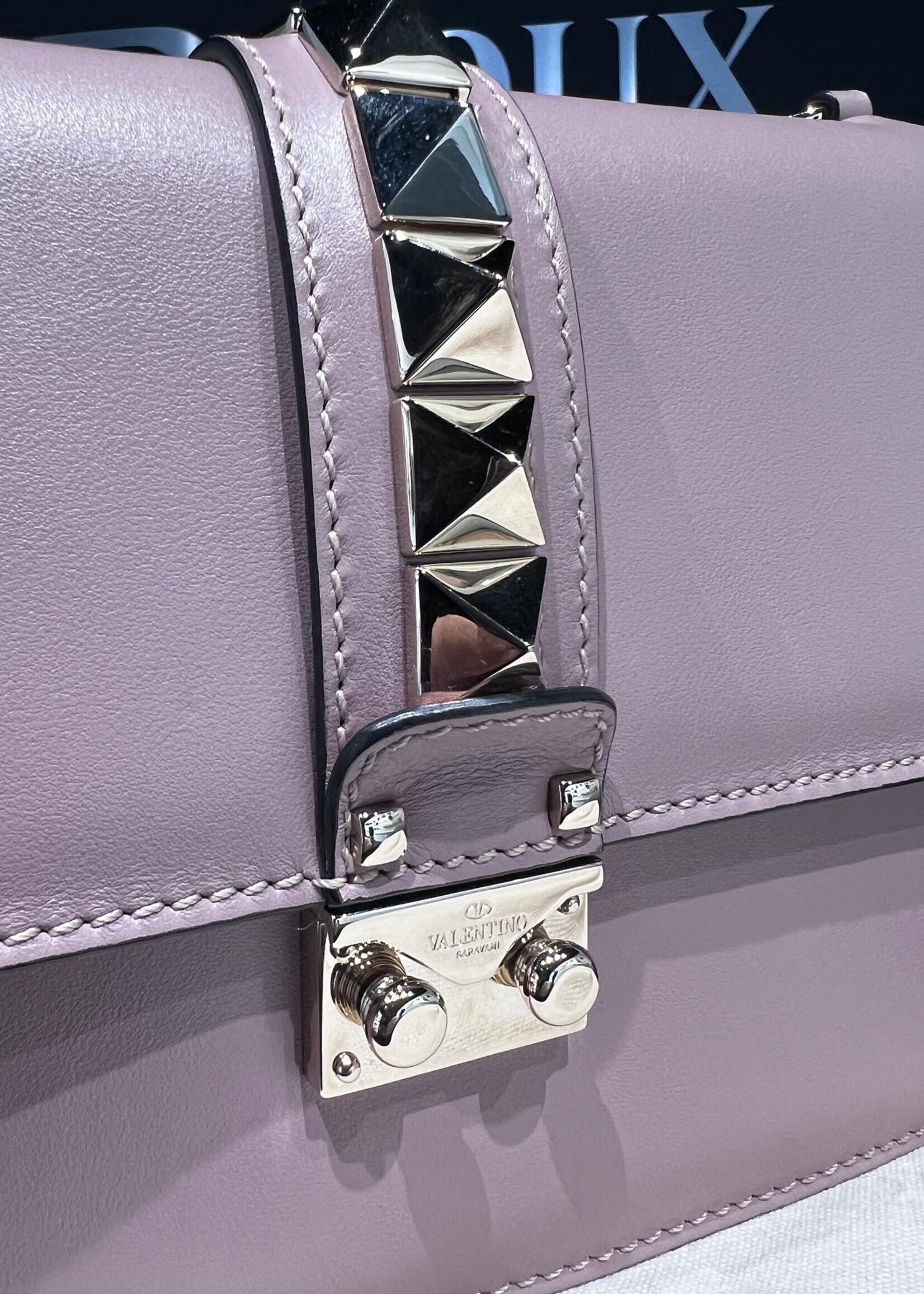 Valentino SOLD- Valentino Medium Glam Lock Nude