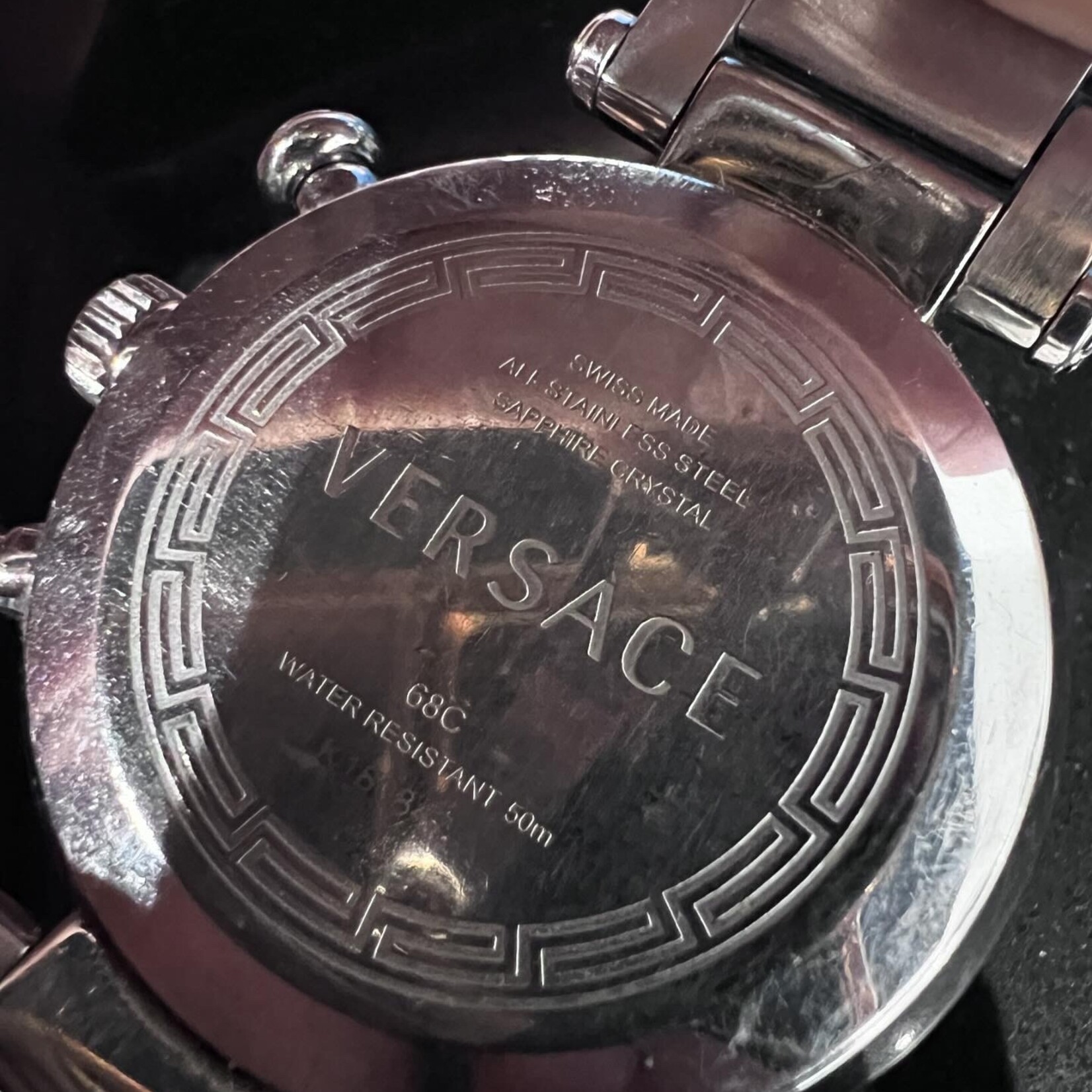 Versace Versace Mother of Pearl Chronograph Reve Watch