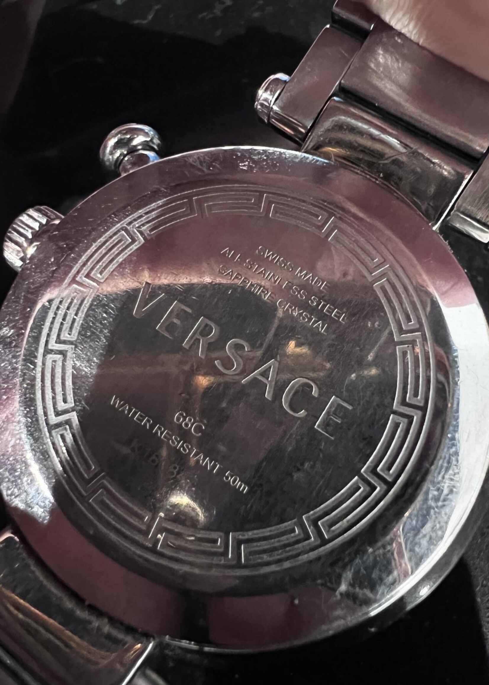 Versace Versace Mother of Pearl Chronograph Reve Watch