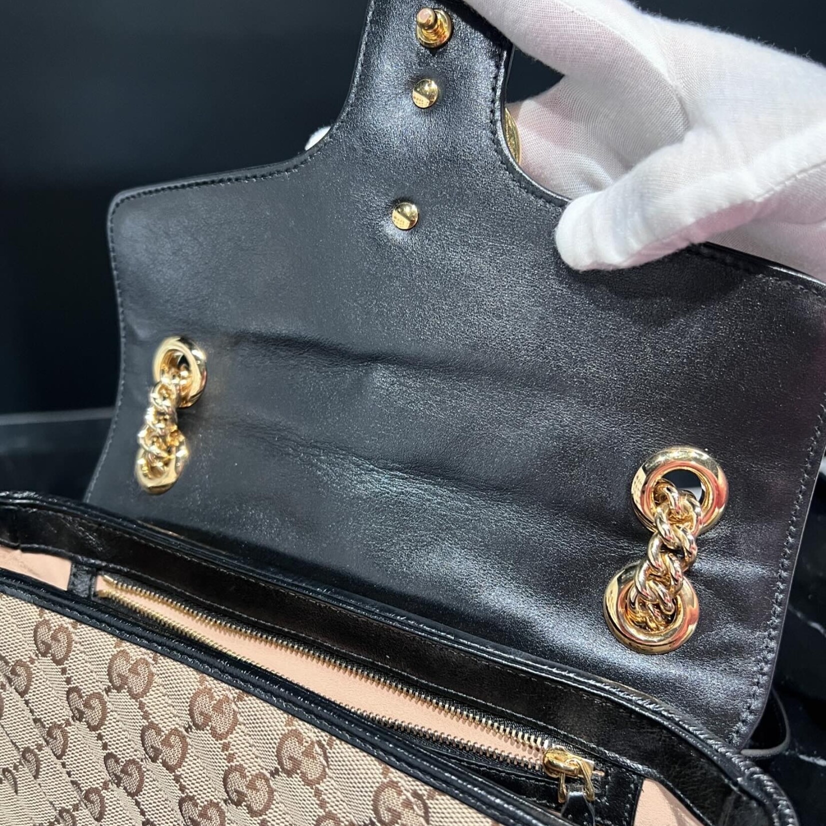 Gucci SOLD- Gucci Small Marmont Monogram Bag