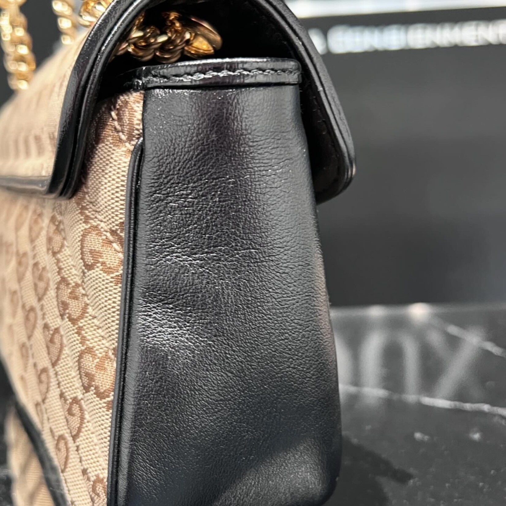 Gucci SOLD- Gucci Small Marmont Monogram Bag