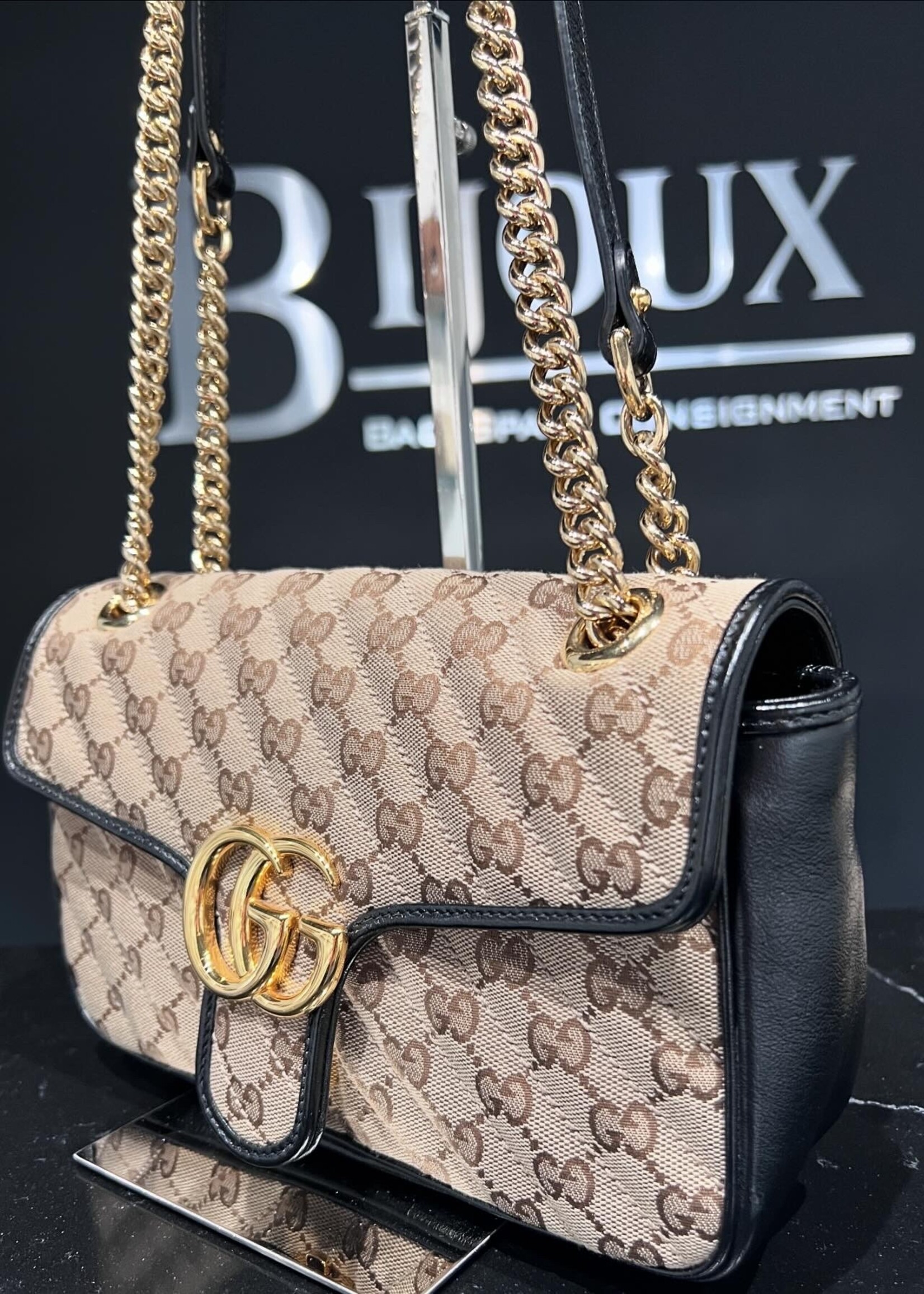Gucci SOLD- Gucci Small Marmont Monogram Bag