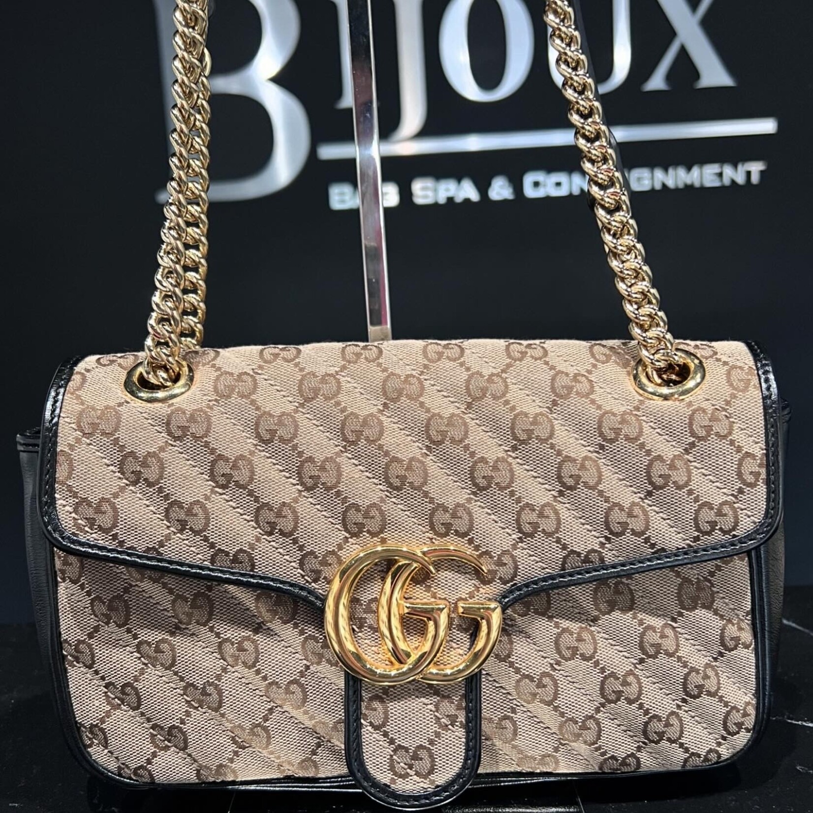 Gucci SOLD- Gucci Small Marmont Monogram Bag