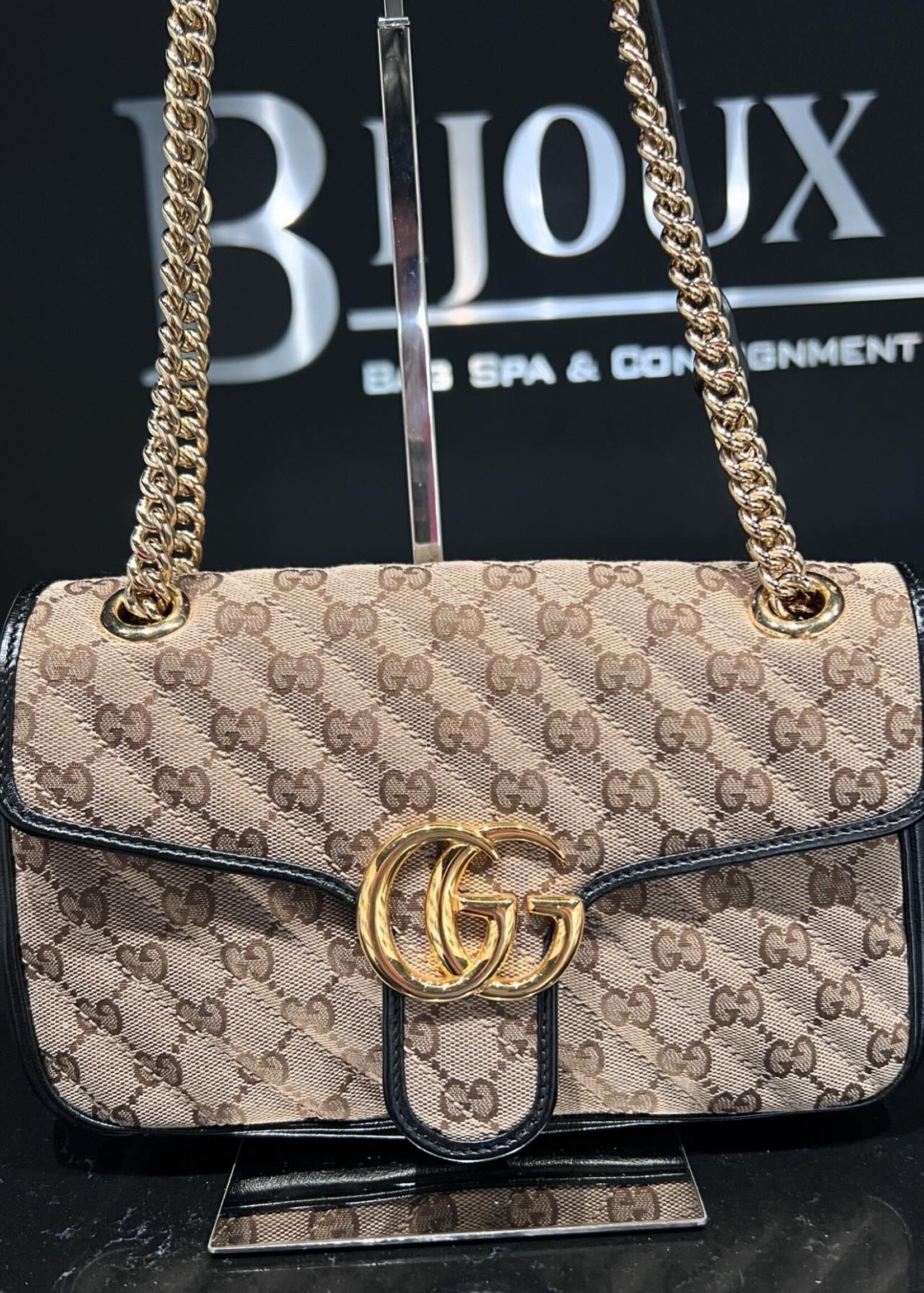 Gucci SOLD- Gucci Small Marmont Monogram Bag