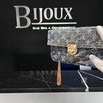 Louis Vuitton SOLD - Louis Vuitton Denim Pochette Plat Clutch