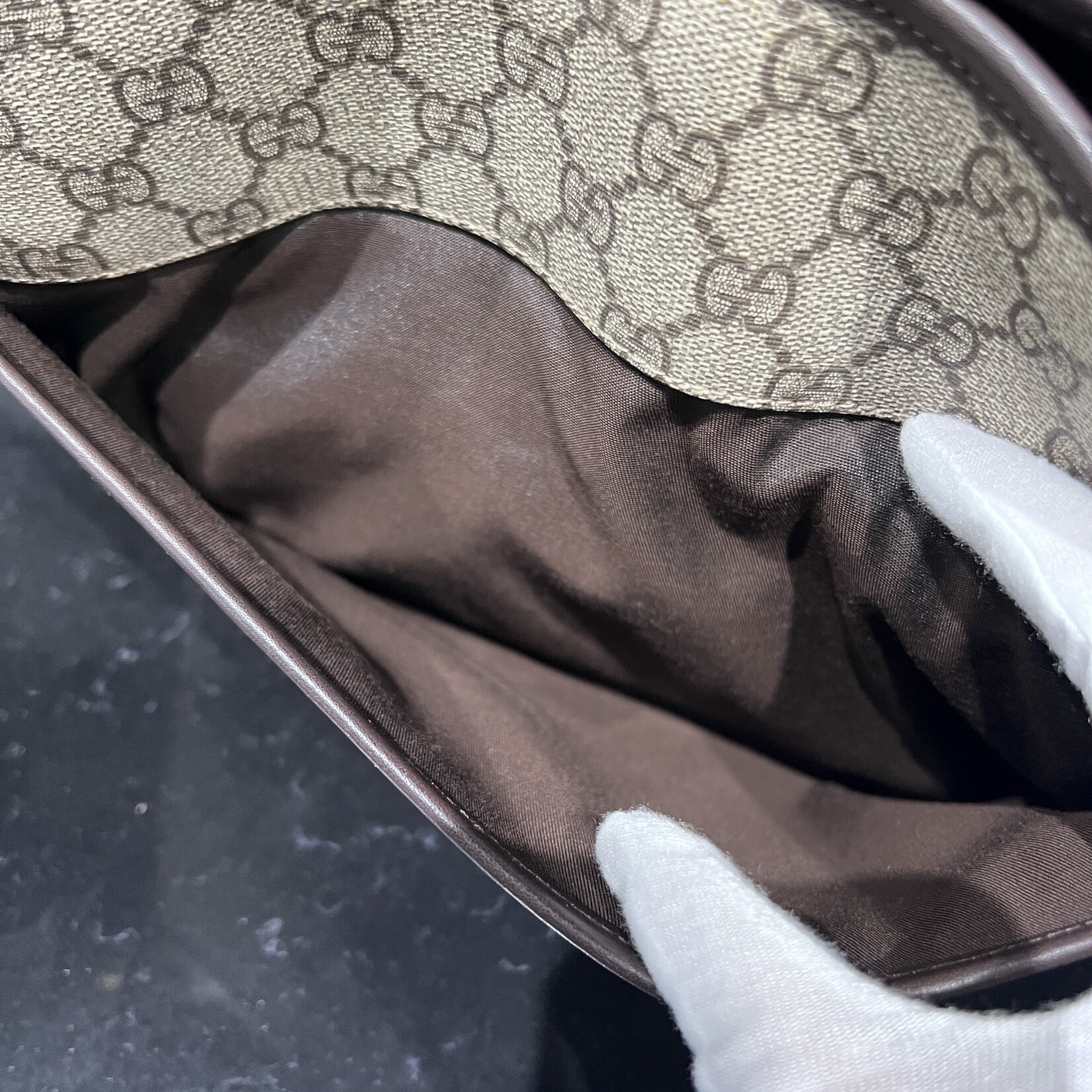 Gucci SOLD- Gucci HandBag Monogram Canvas