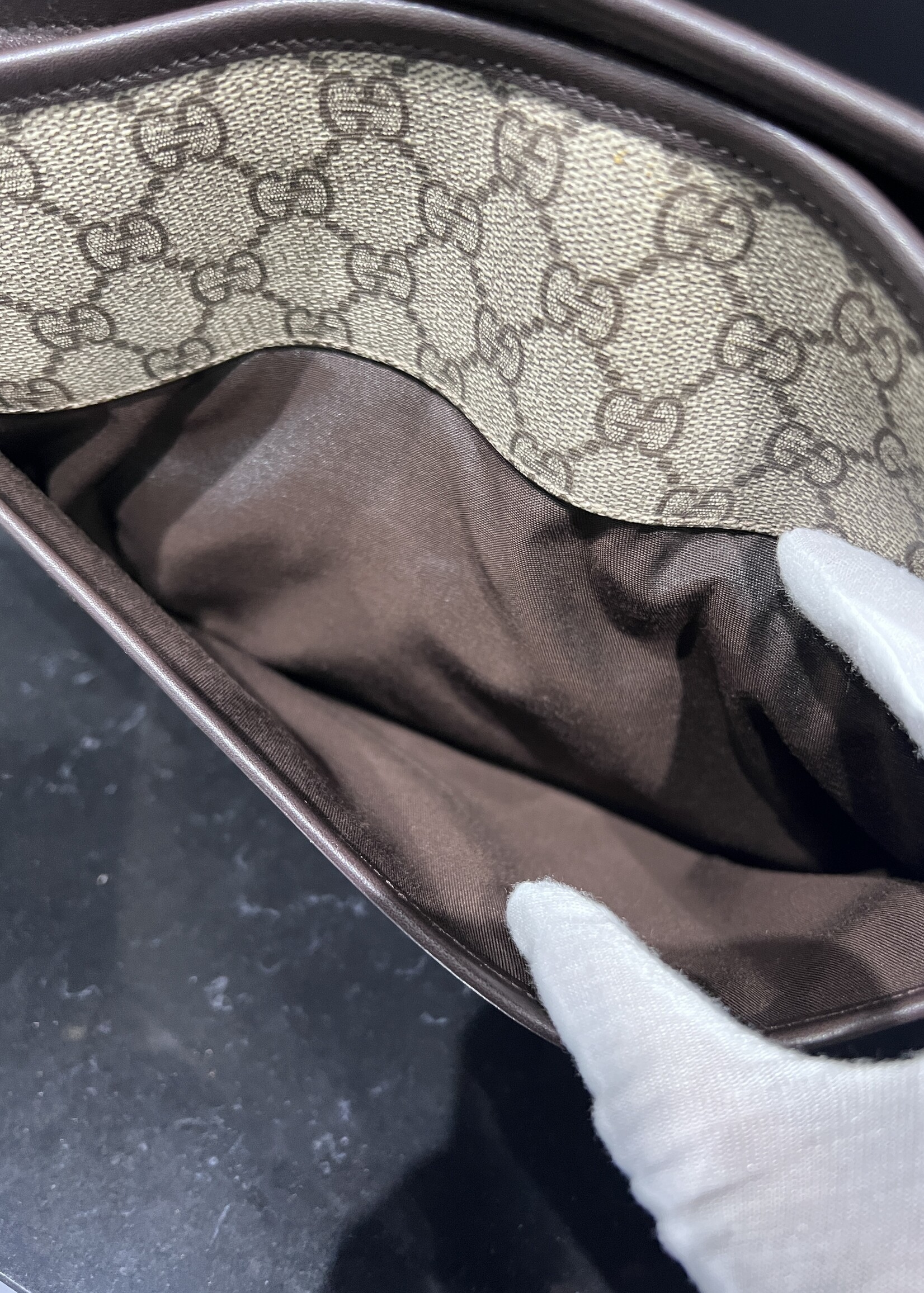 Gucci SOLD- Gucci HandBag Monogram Canvas