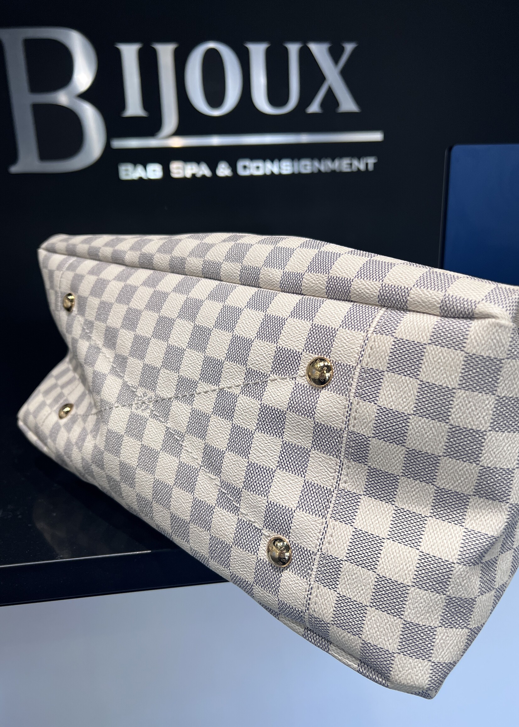 Louis Vuitton SOLD- Louis Vuitton Artsy MM- Damier Azur