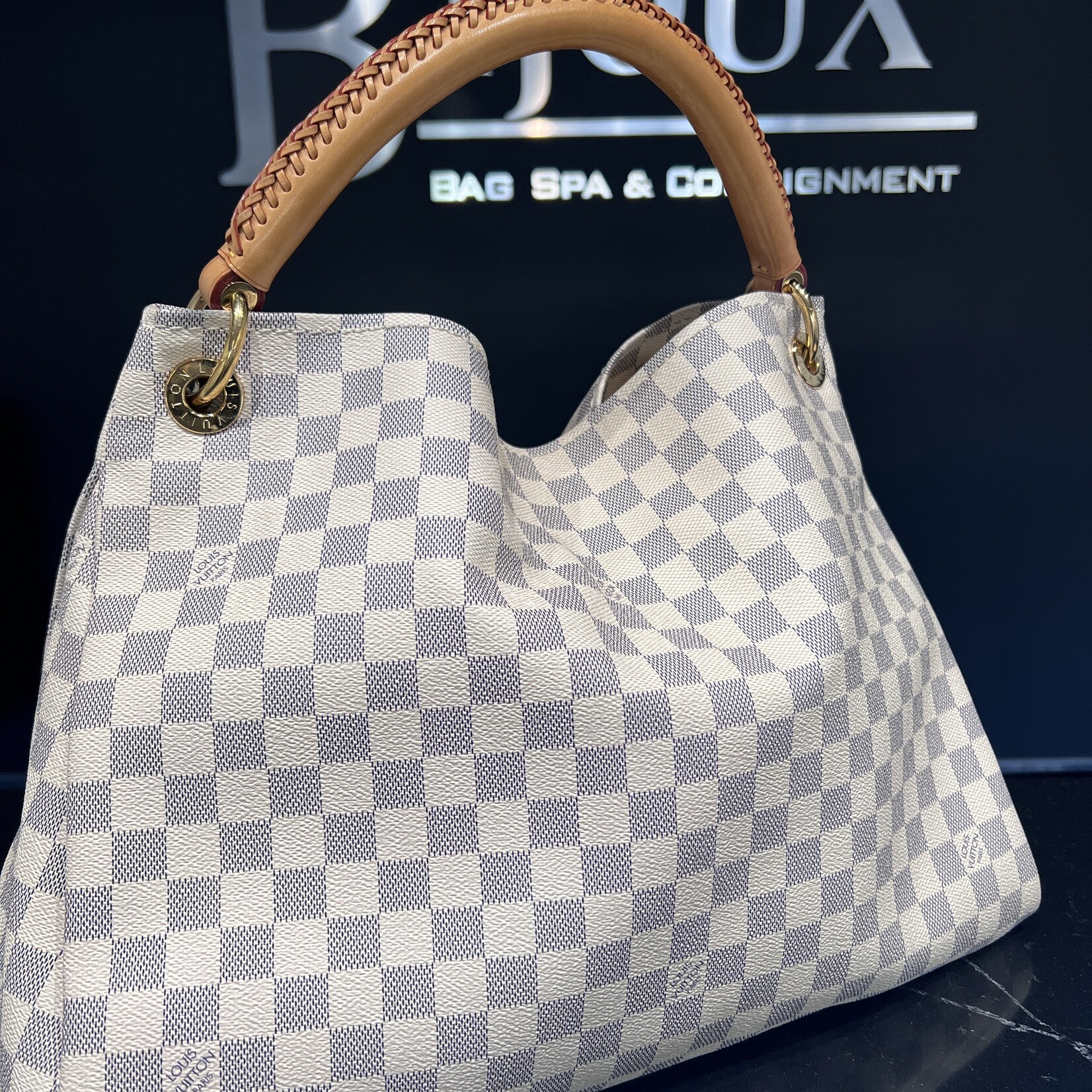 Louis Vuitton SOLD- Louis Vuitton Artsy MM- Damier Azur