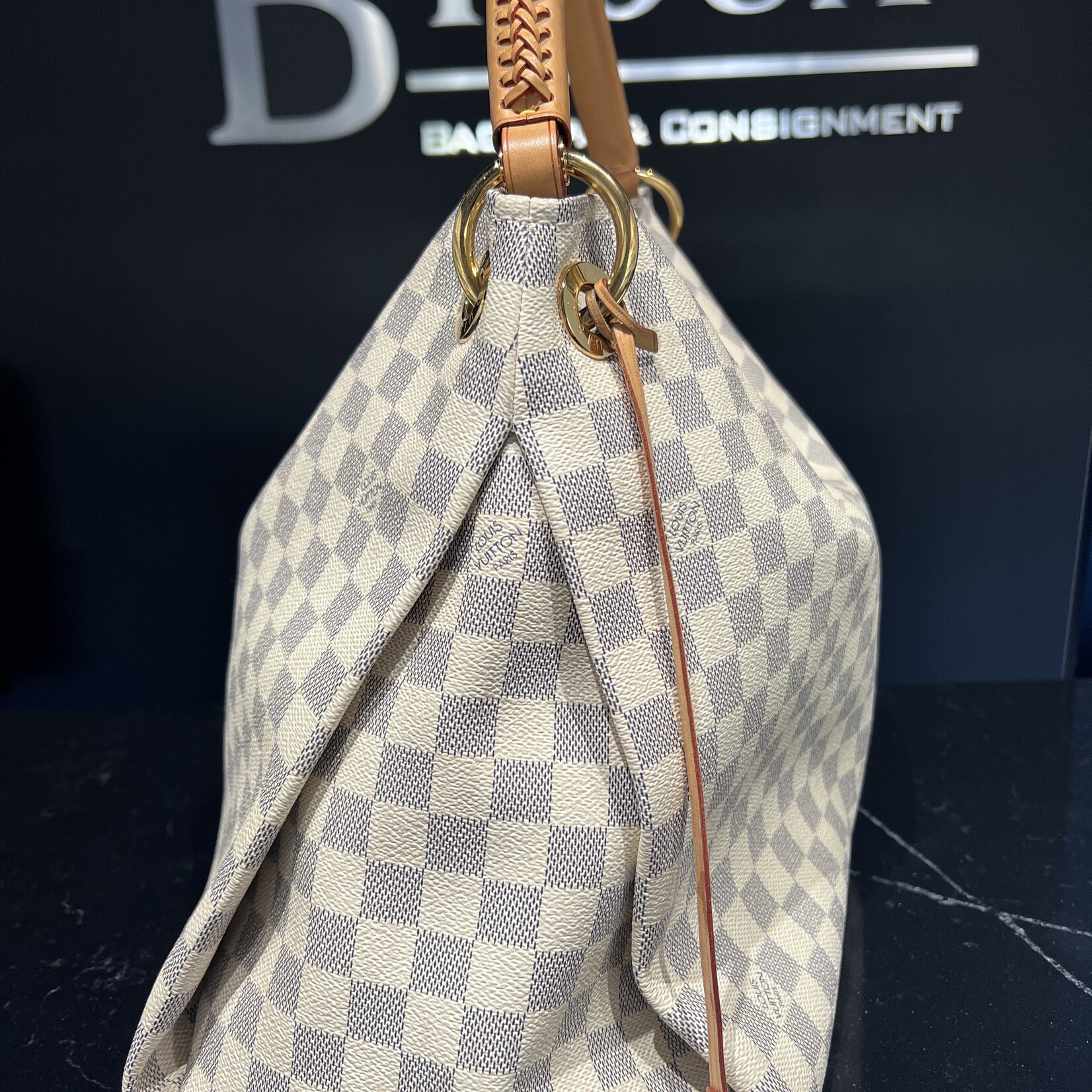 Louis Vuitton SOLD- Louis Vuitton Artsy MM- Damier Azur