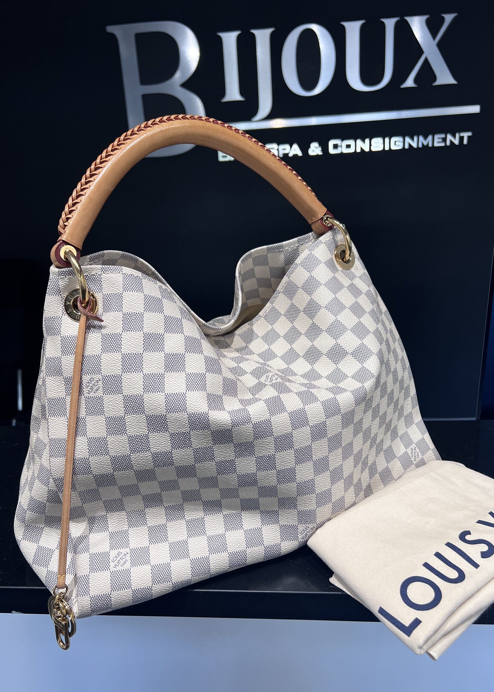 Louis Vuitton SOLD- Louis Vuitton Artsy MM- Damier Azur