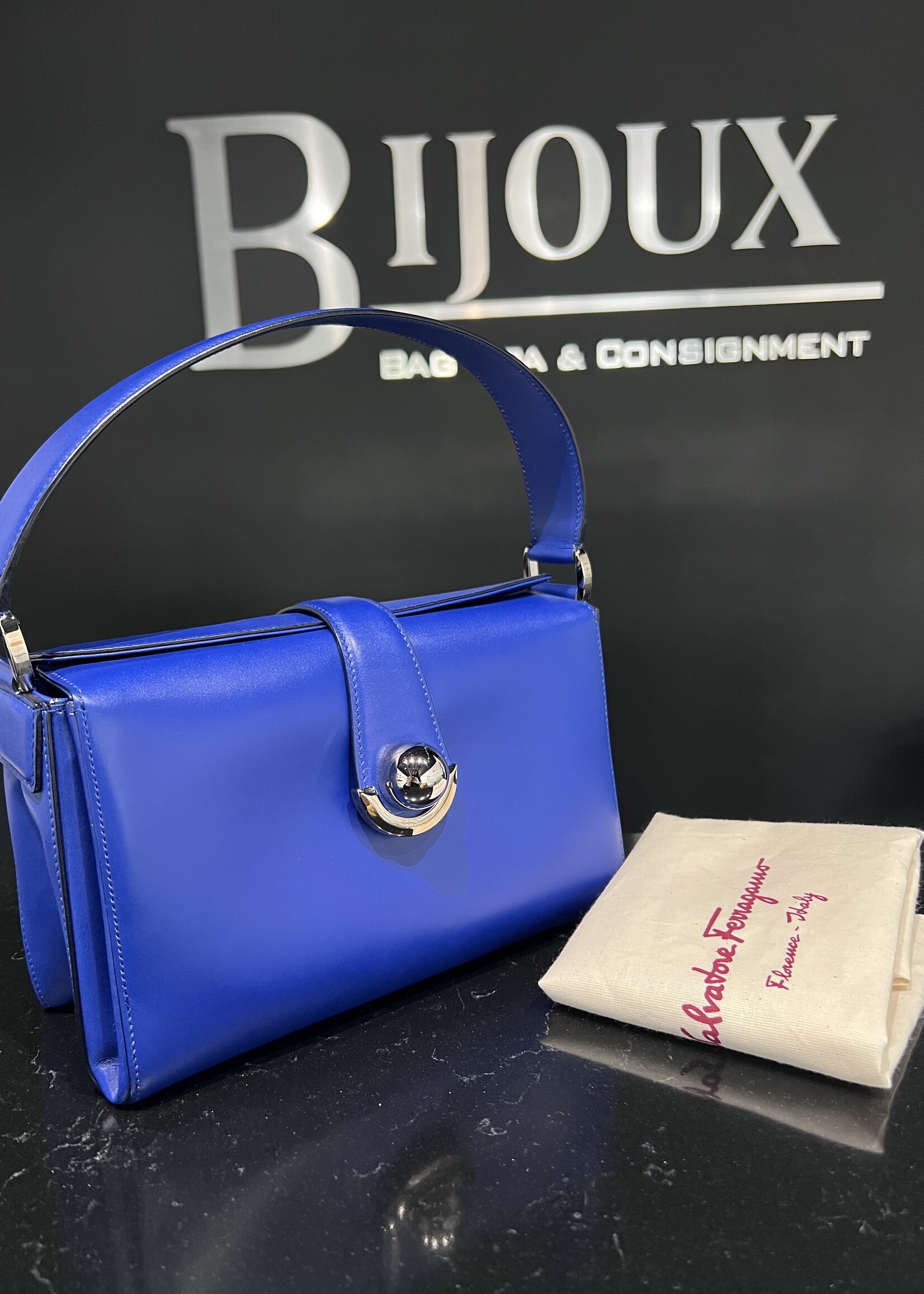 Salvatore Ferragamo SOLD- Salvatore Ferragamo Mini Bag Blue