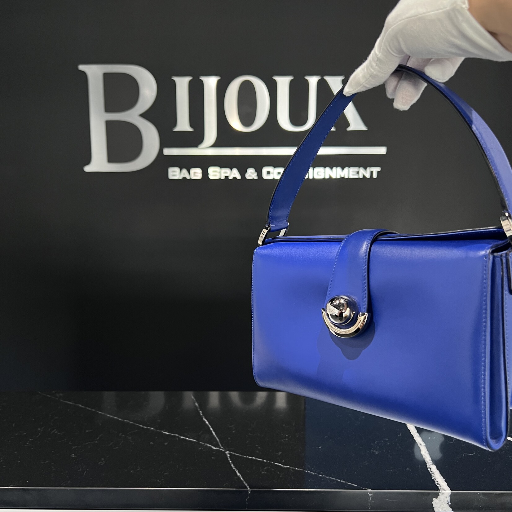 Salvatore Ferragamo SOLD- Salvatore Ferragamo Mini Bag Blue