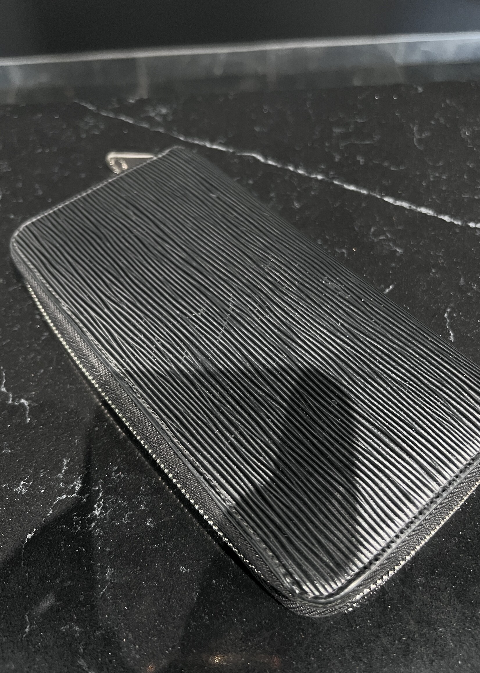 Louis Vuitton SOLD- Louis Vuitton Black Epi Zippy Wallet