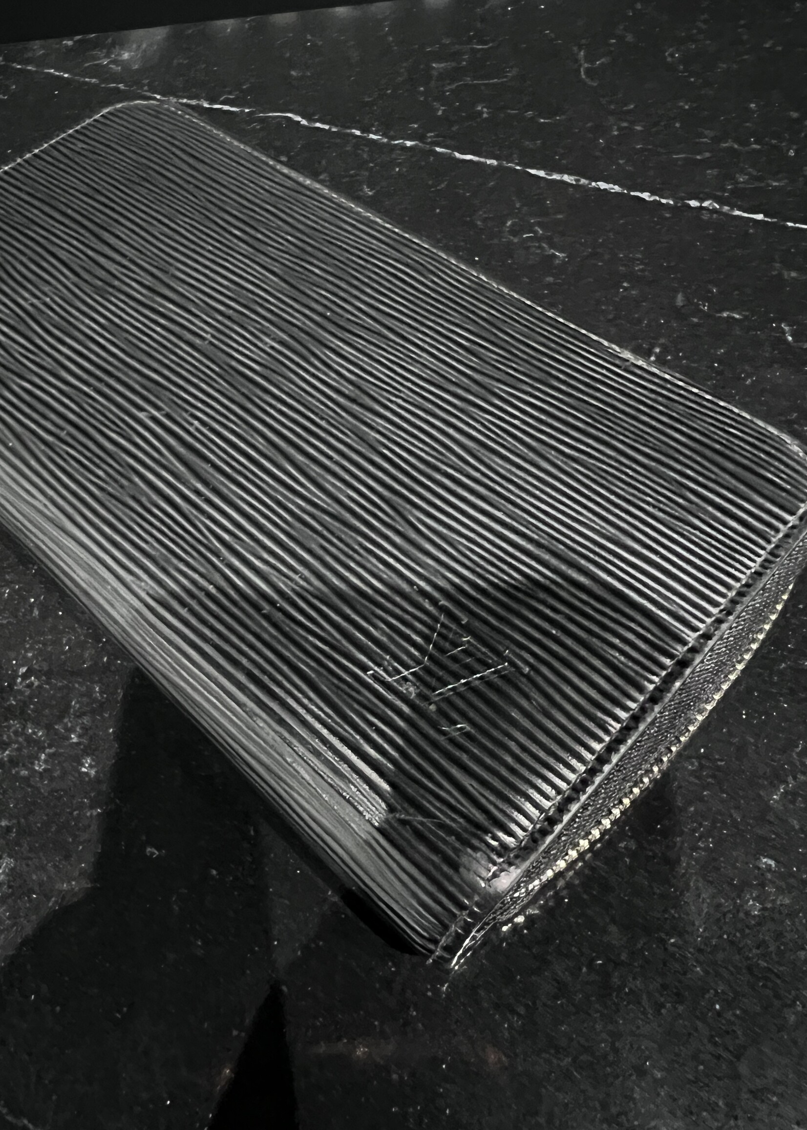 Louis Vuitton SOLD- Louis Vuitton Black Epi Zippy Wallet