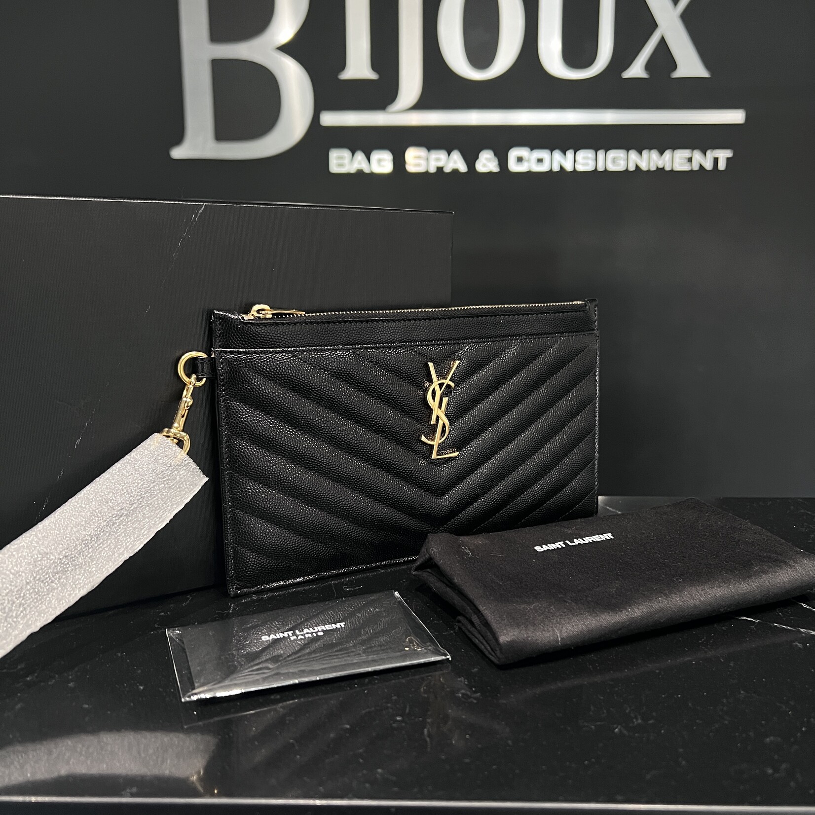 Saint Laurent SOLD- Saint Laurent Cassandra Pouch