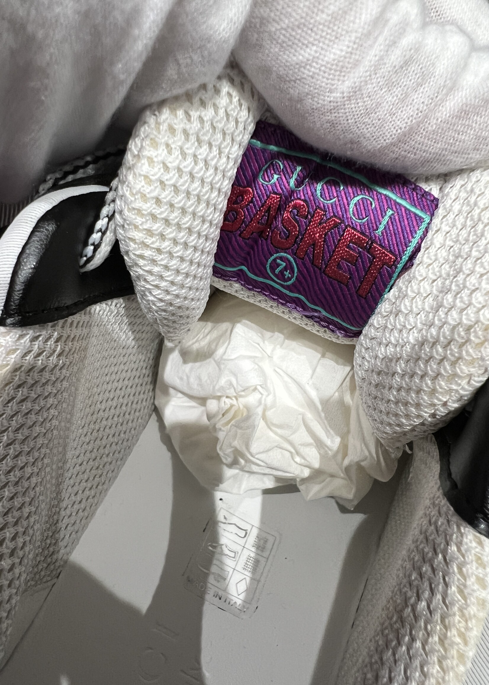 Gucci SOLD - Gucci Basket Demetria Sneakers 7.5 M/ 9.5 W