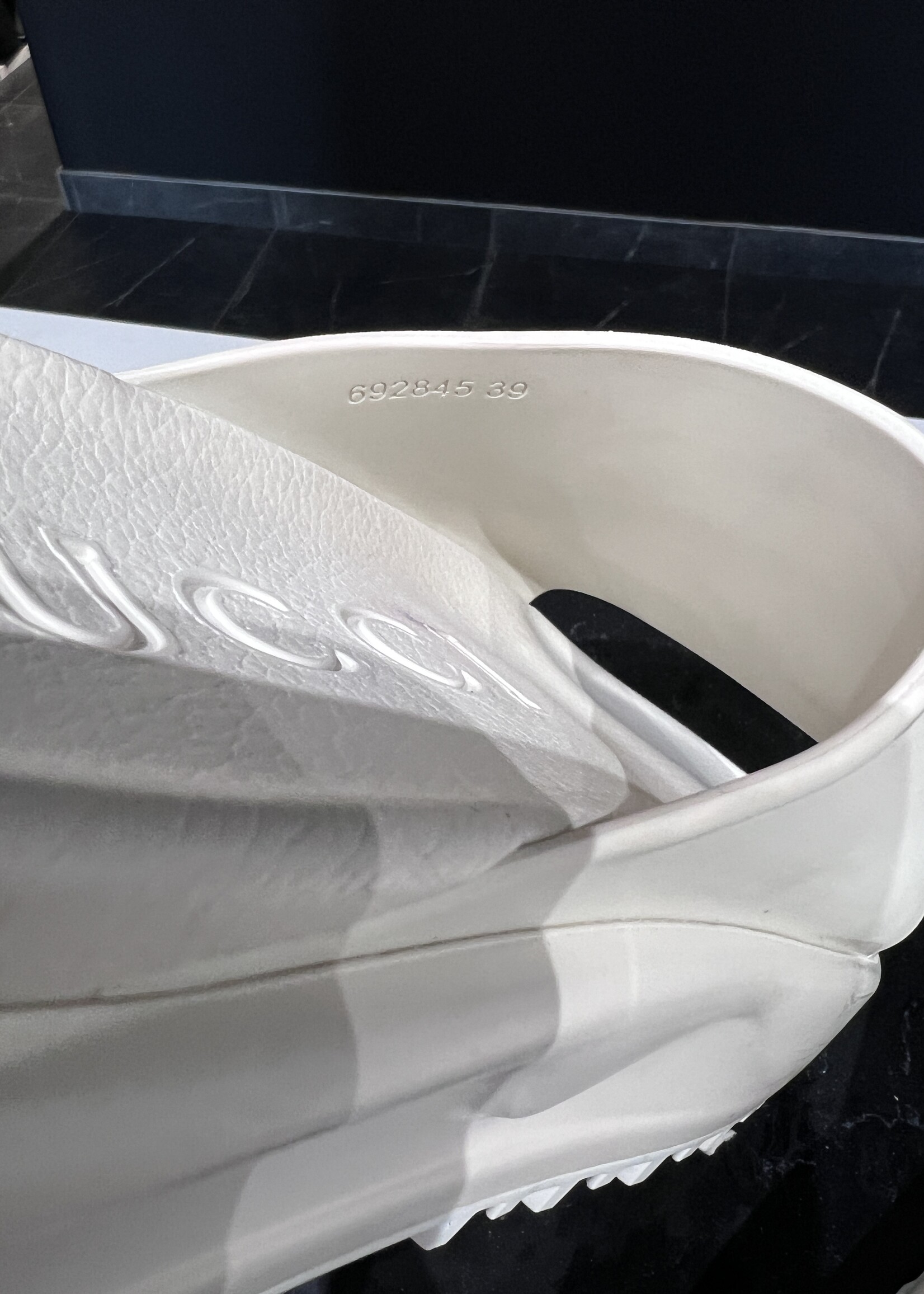 Gucci Gucci Platform Rubber Sandals