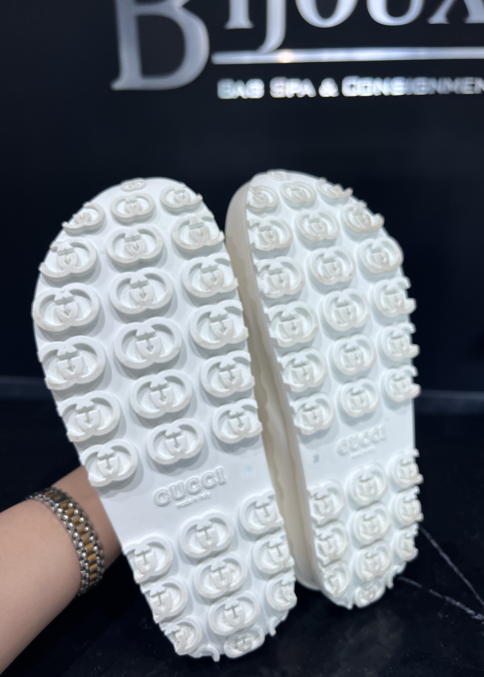 Gucci Gucci Platform Rubber Sandals