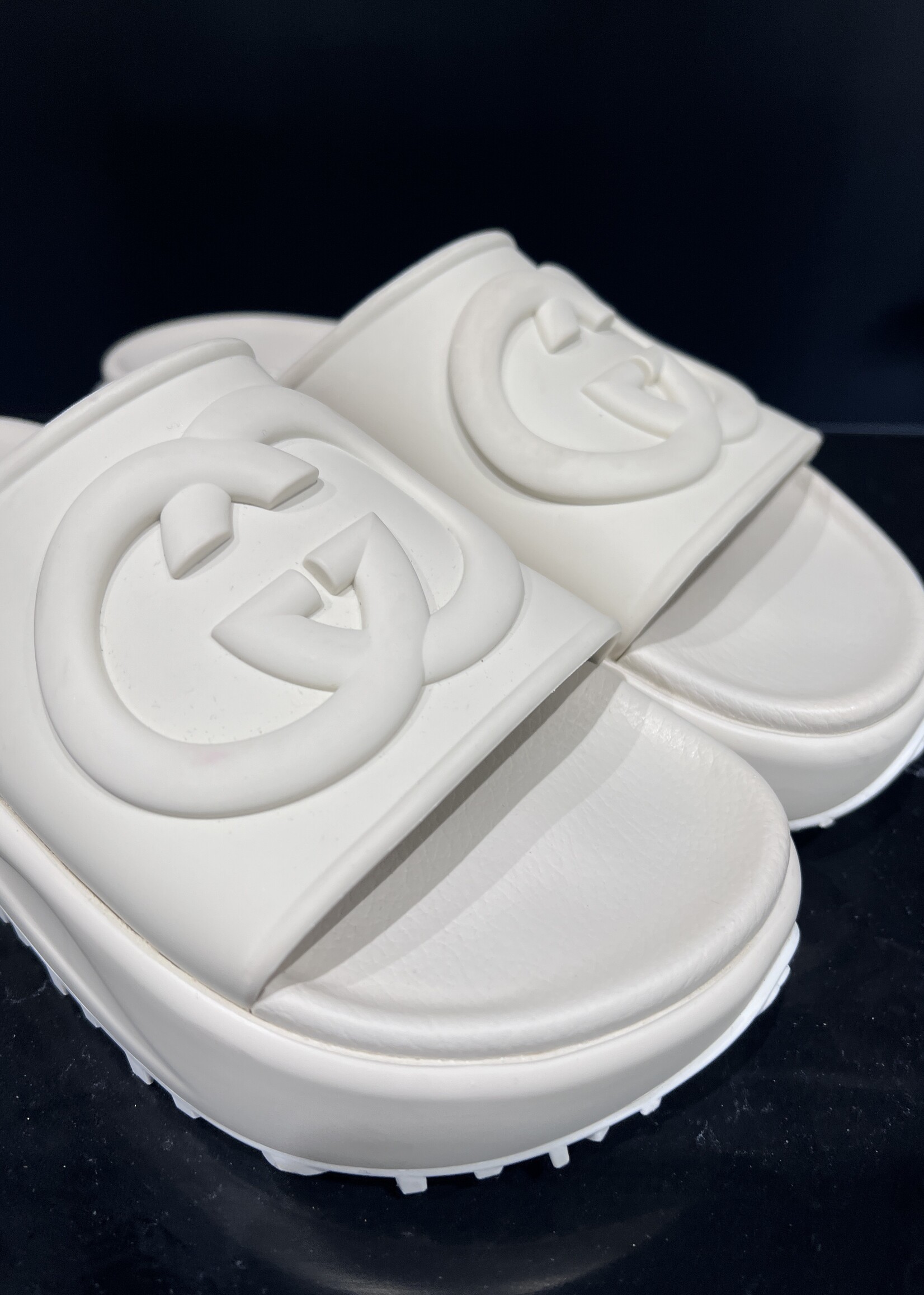 Gucci Gucci Platform Rubber Sandals