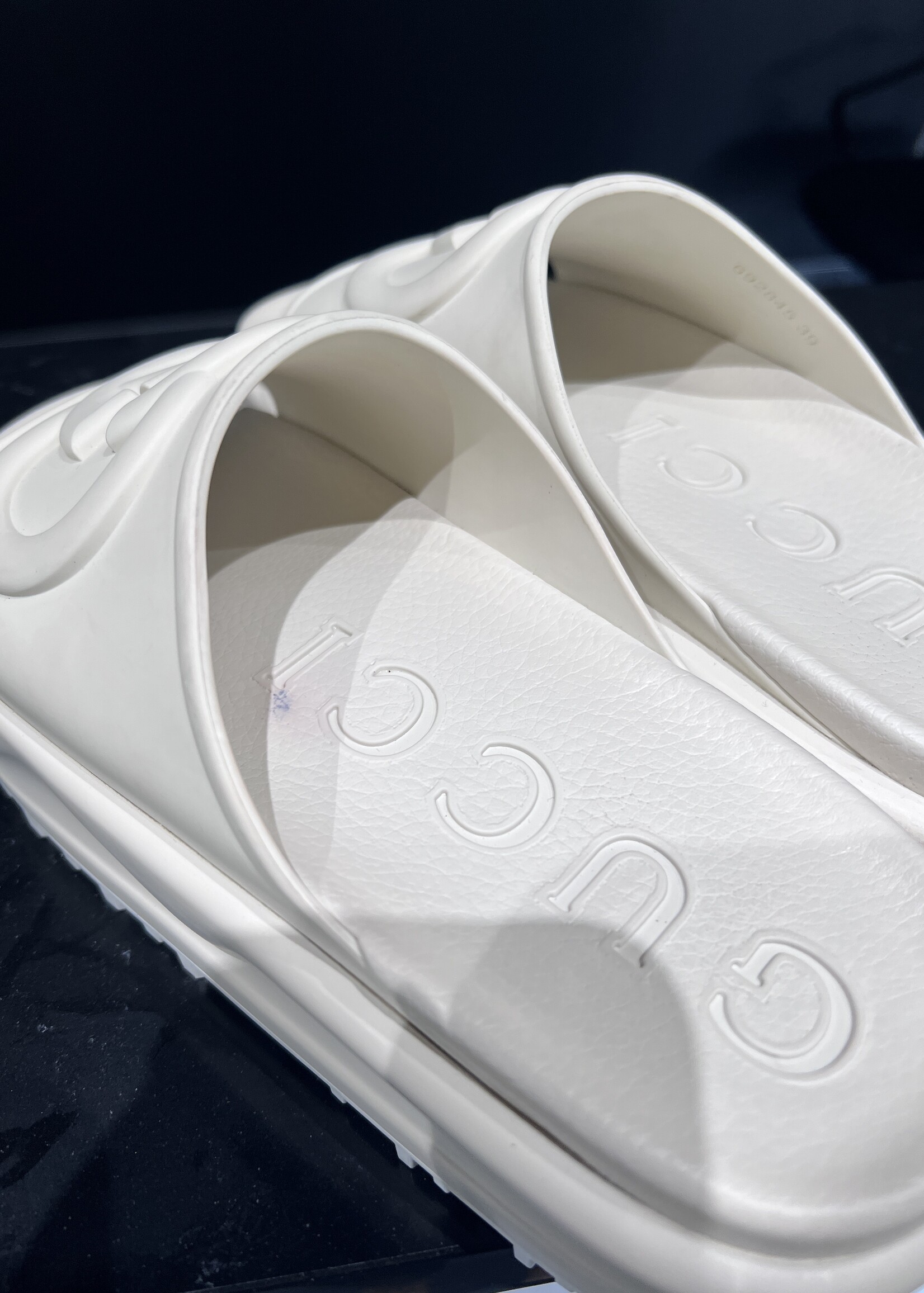 Gucci Gucci Platform Rubber Sandals