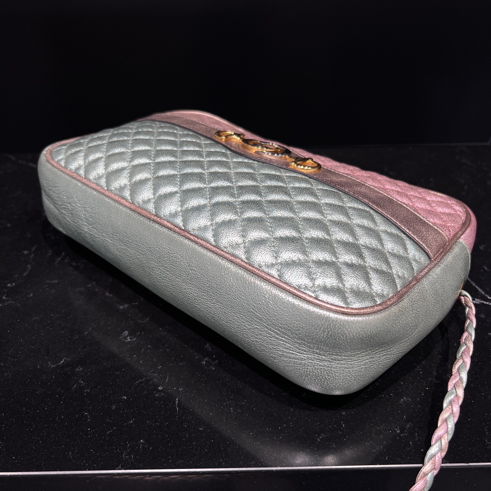 Gucci SOLD - Gucci Multicolor Metallic Trapunata Medium