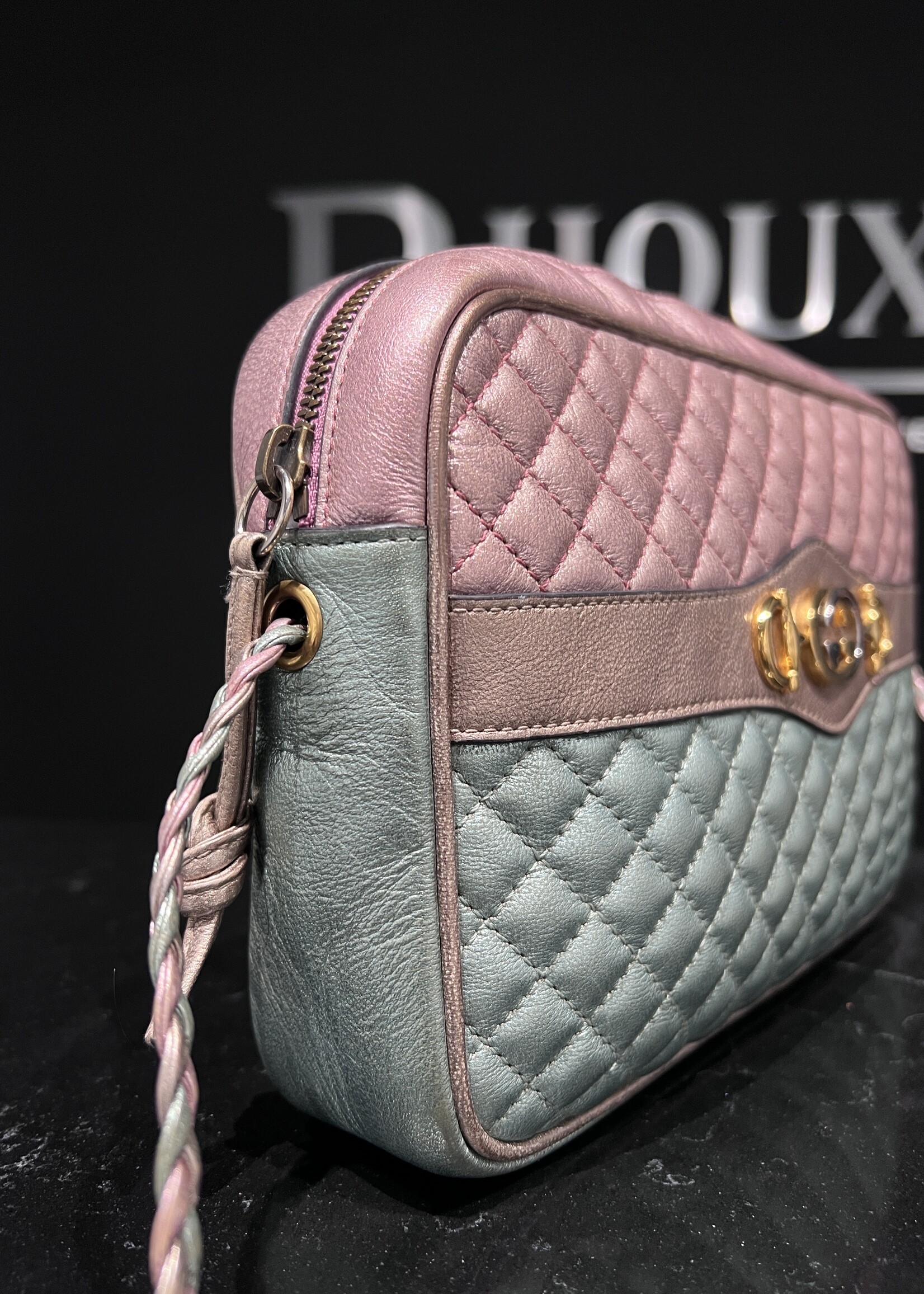 Gucci SOLD - Gucci Multicolor Metallic Trapunata Medium