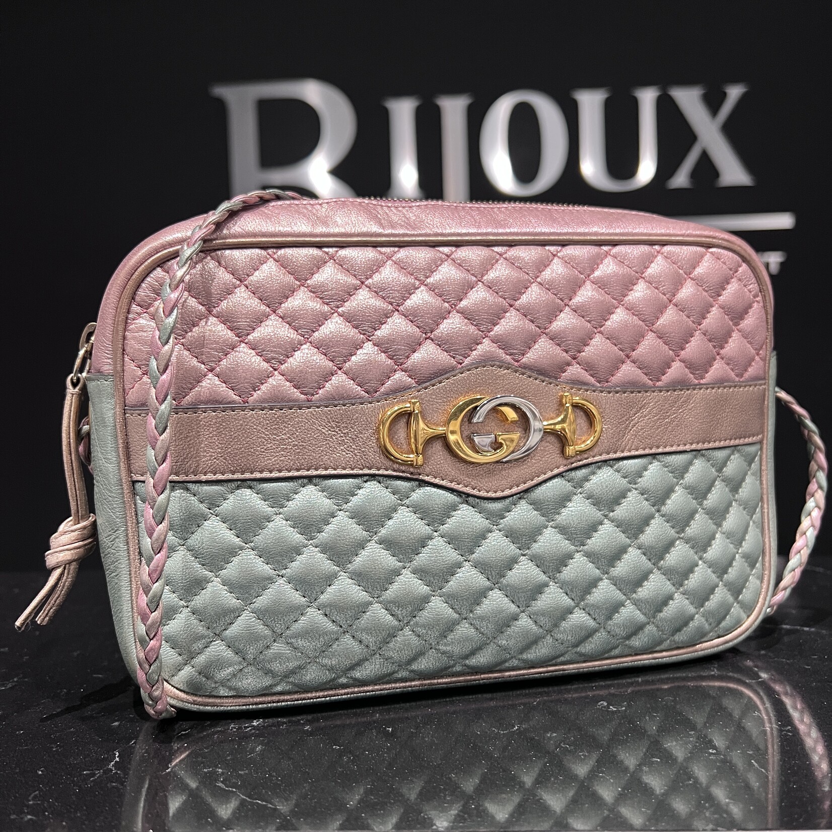 Gucci SOLD - Gucci Multicolor Metallic Trapunata Medium