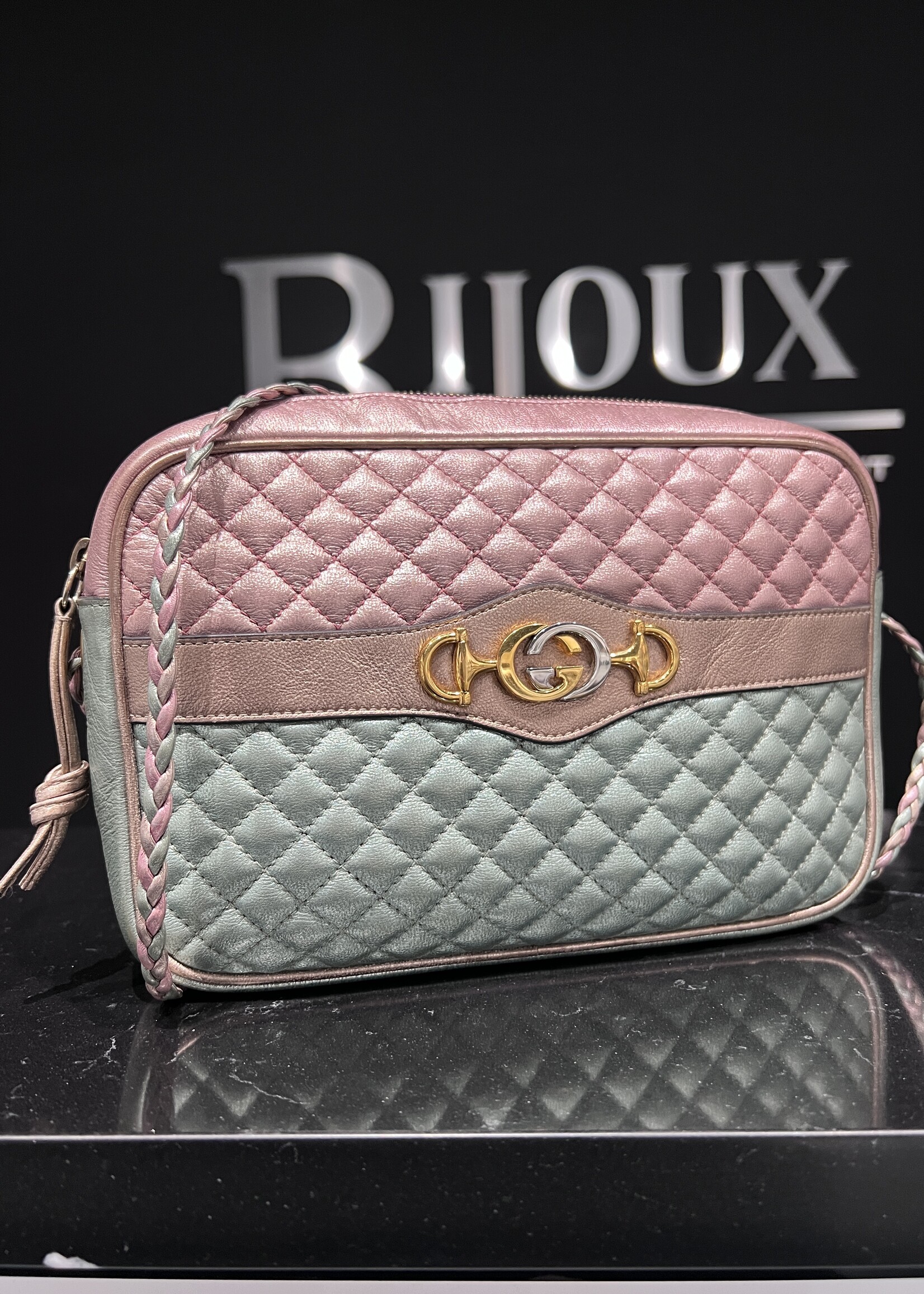 Gucci SOLD - Gucci Multicolor Metallic Trapunata Medium