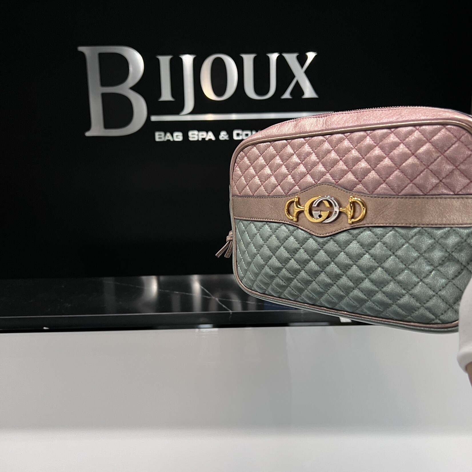 Gucci Gucci Multicolor Metallic Trapunata Medium