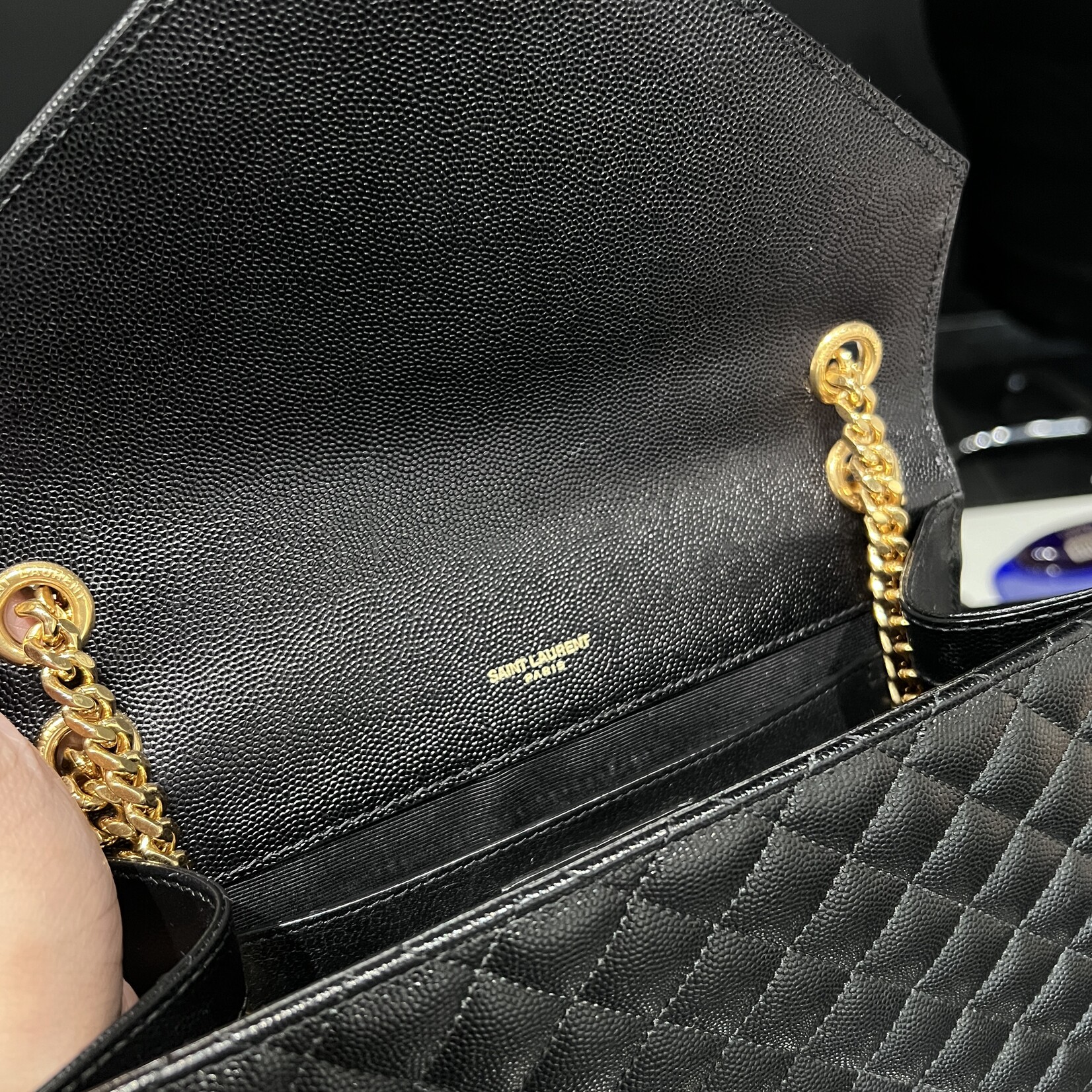 Saint Laurent SOLD- Saint Laurent Medium Envelope Black