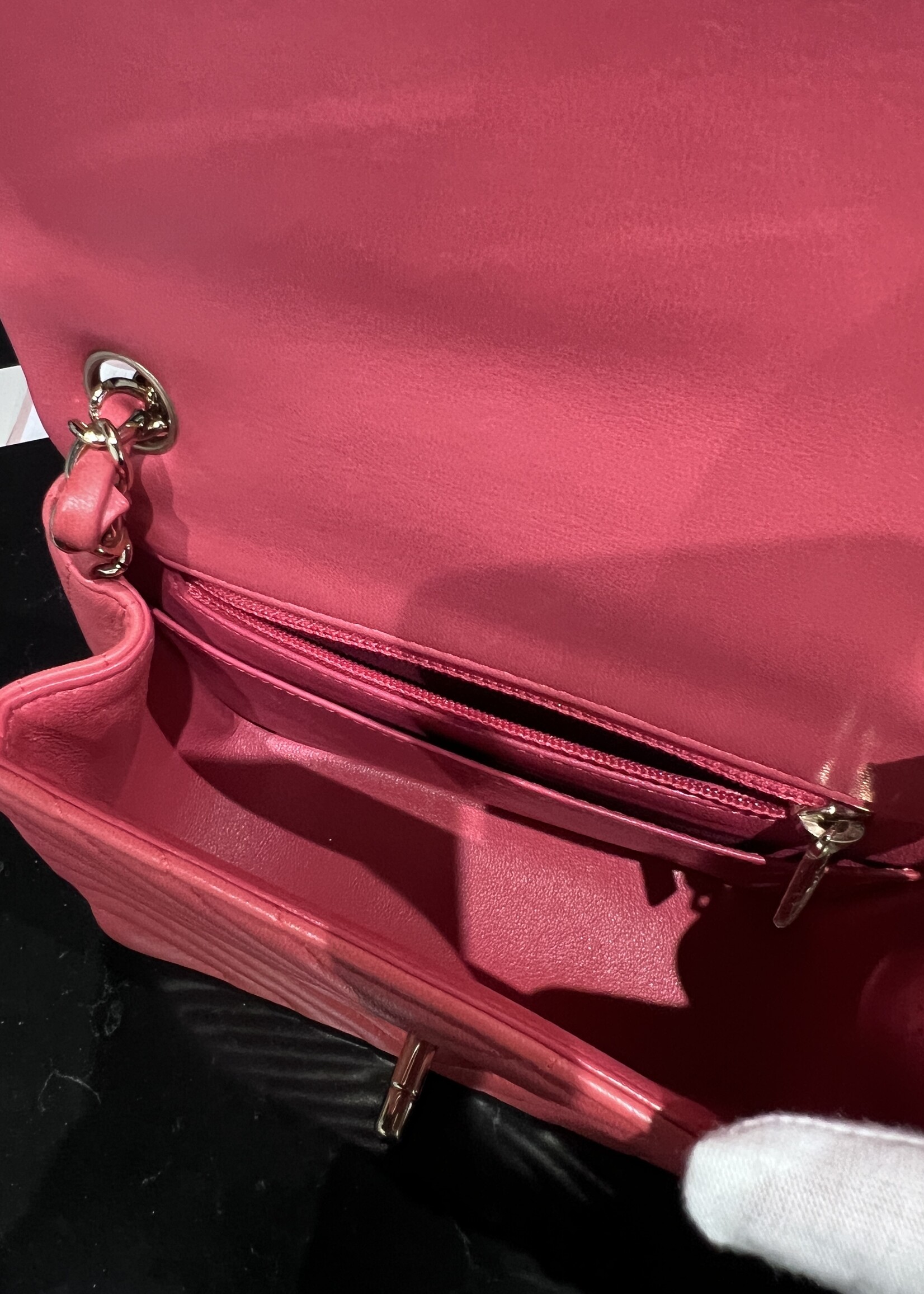 Chanel SOLD- Chanel Square Chevron Mini Flap