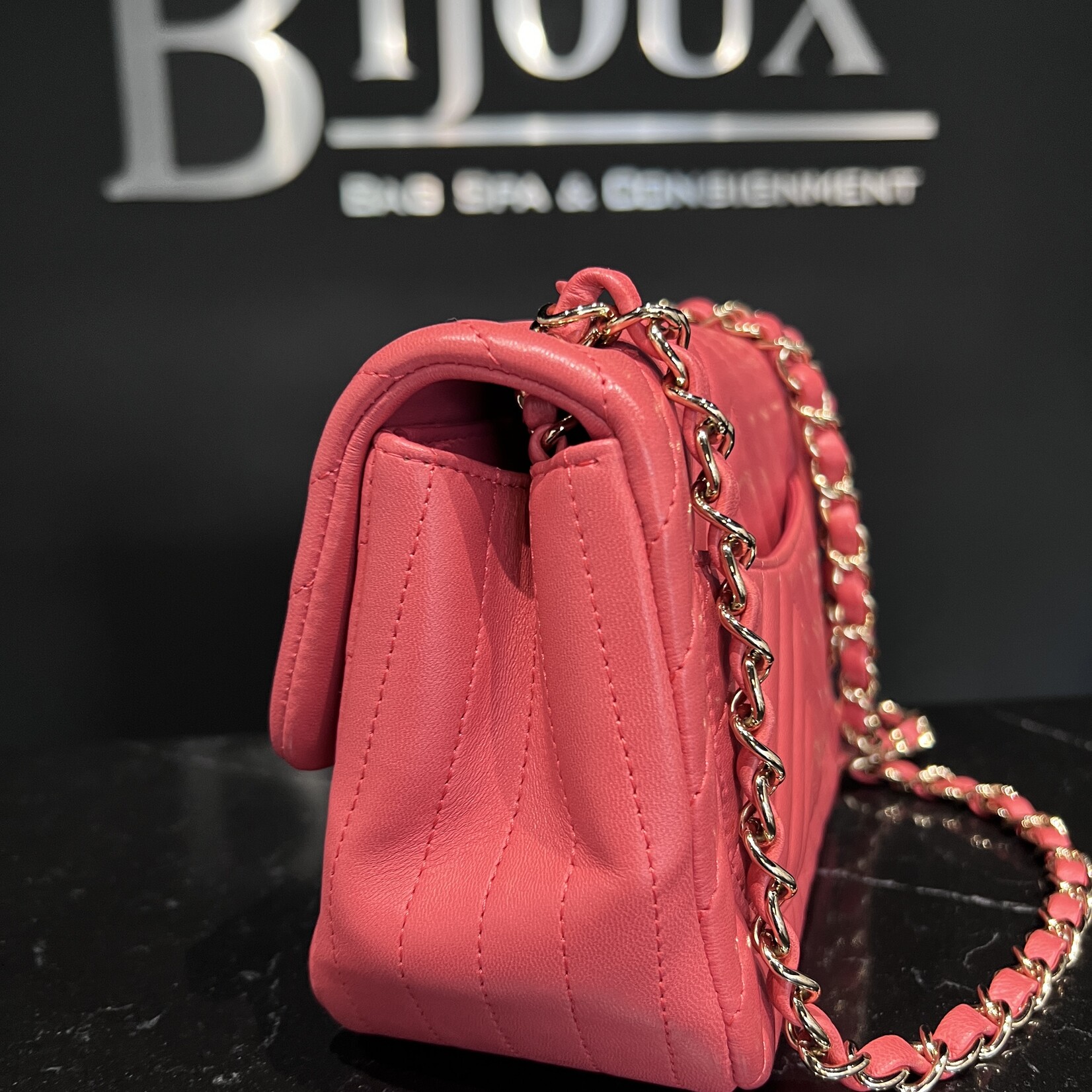 Chanel SOLD- Chanel Square Chevron Mini Flap