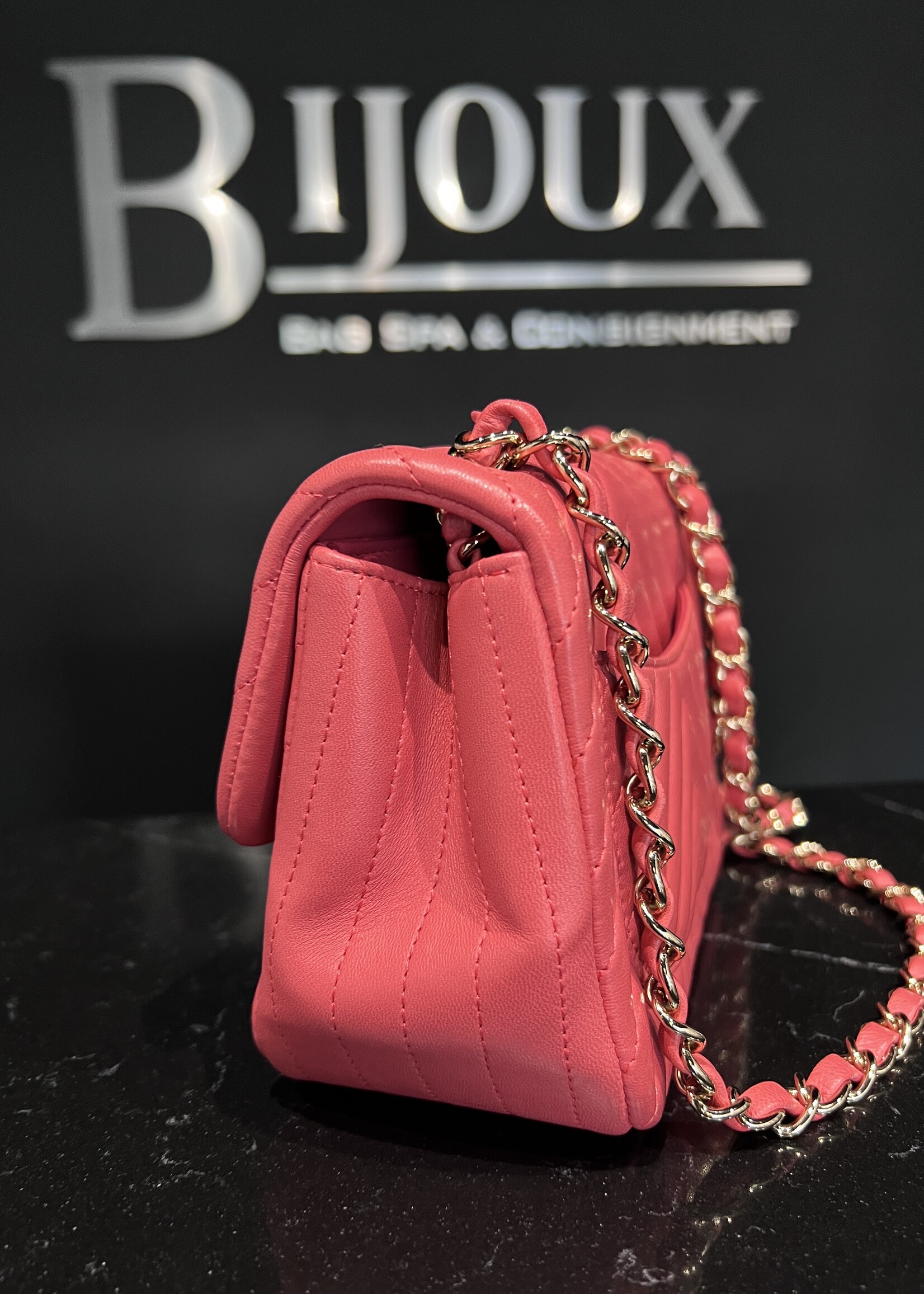 Chanel SOLD- Chanel Square Chevron Mini Flap