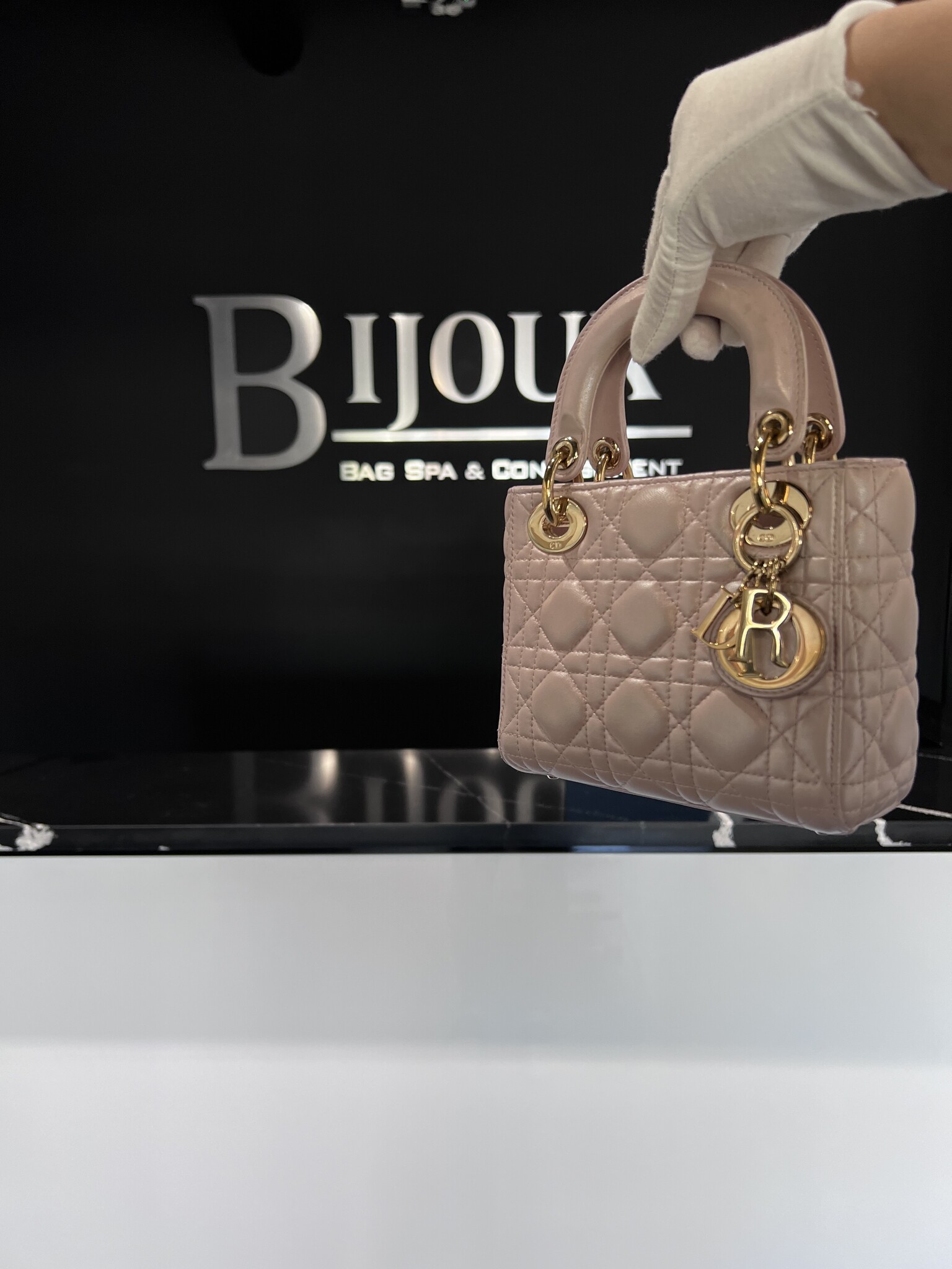 Lady dior beaded bag sale