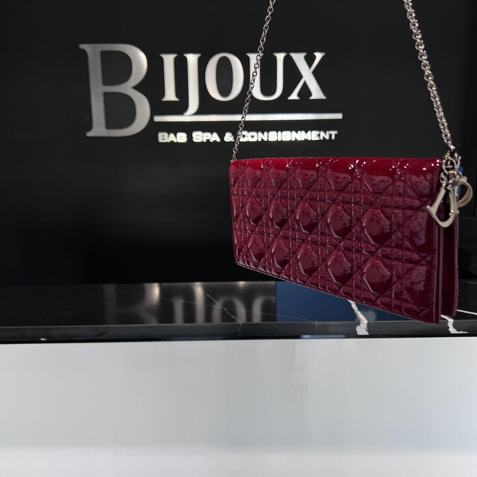 Christian Dior SOLD- Christian Dior Patent Lady Dior WOC