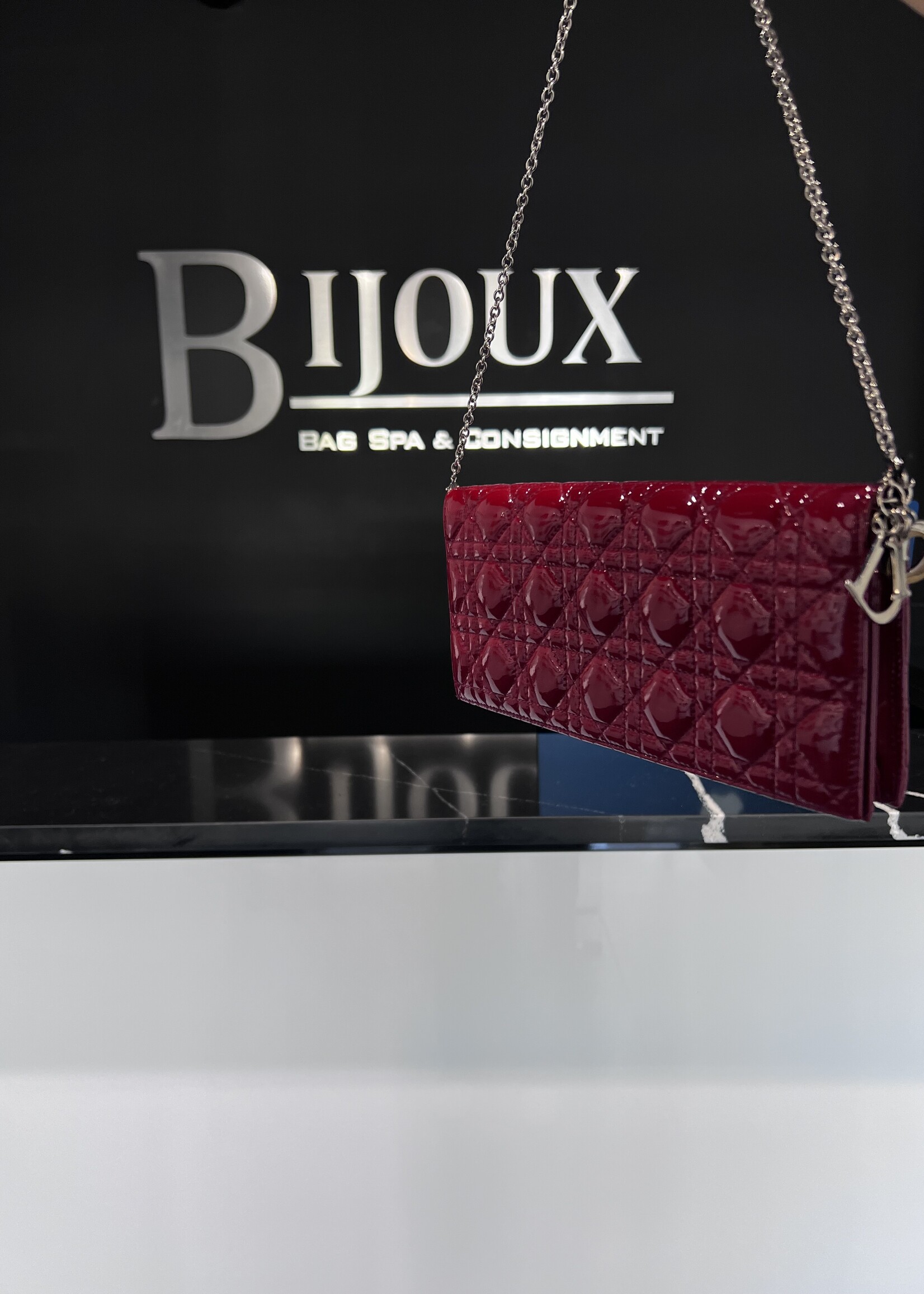 Christian Dior SOLD- Christian Dior Patent Lady Dior WOC