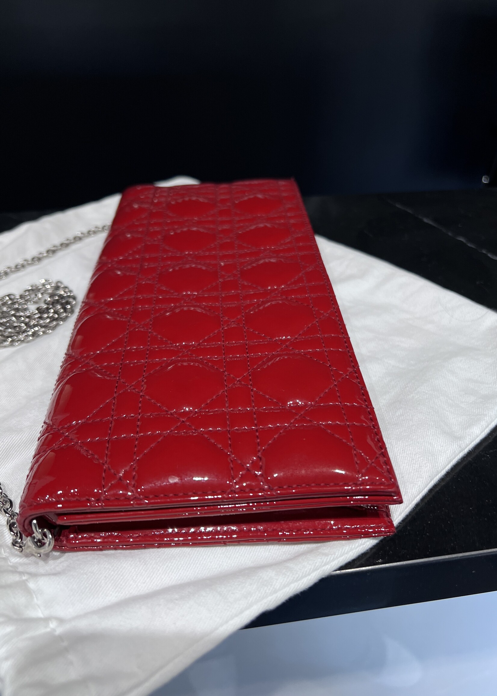 Christian Dior SOLD- Christian Dior Patent Lady Dior WOC
