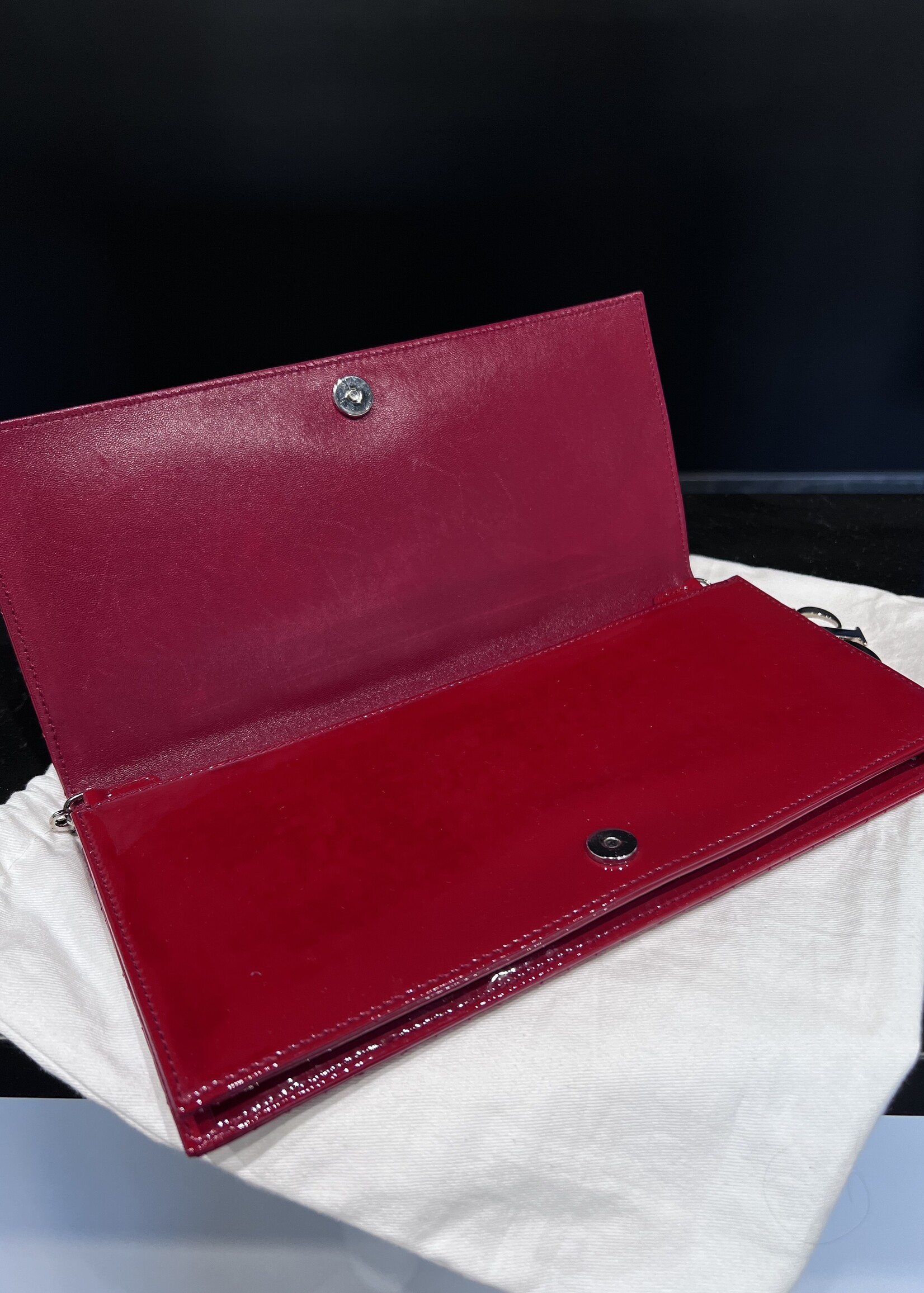 Christian Dior SOLD- Christian Dior Patent Lady Dior WOC