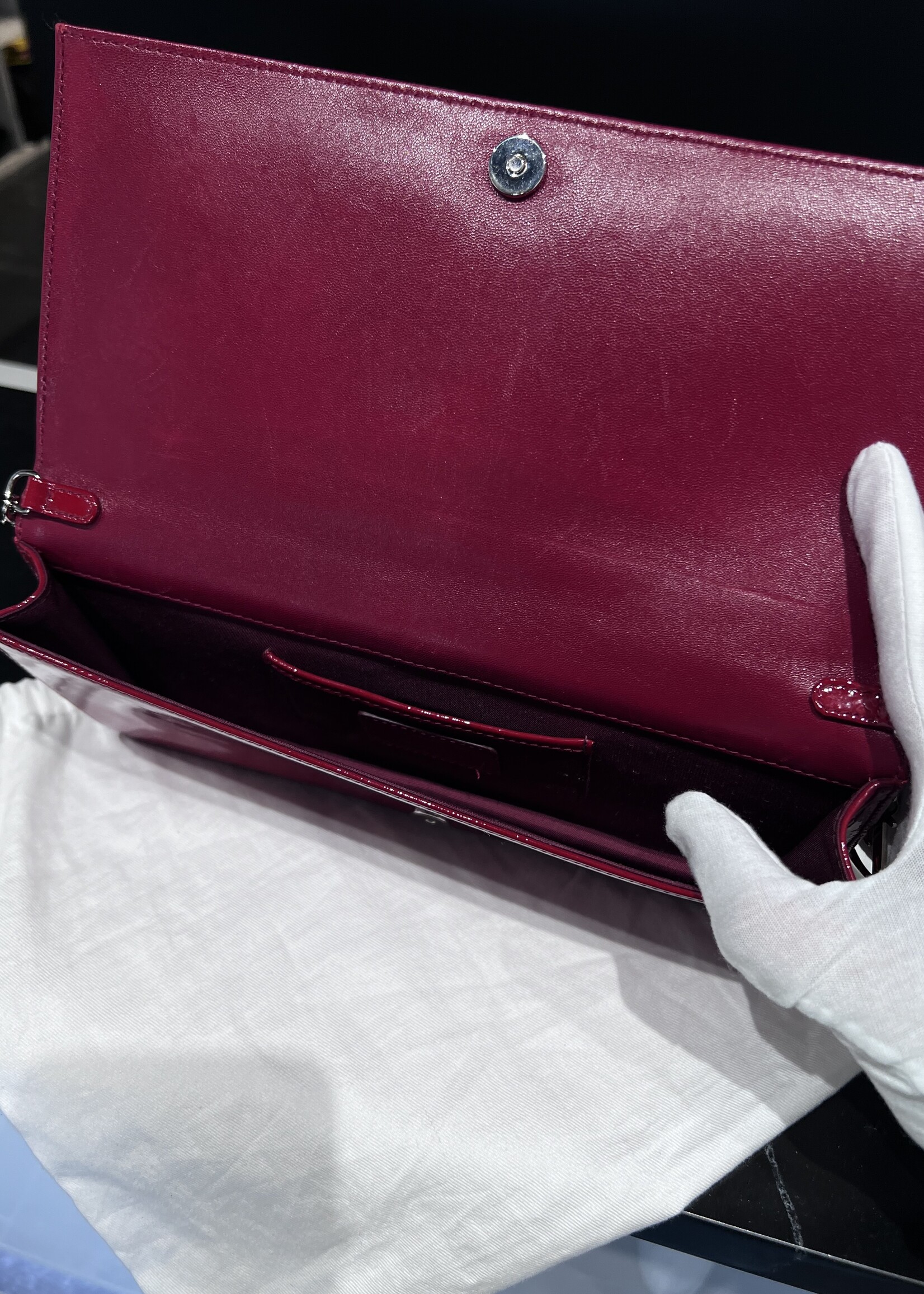 Christian Dior SOLD- Christian Dior Patent Lady Dior WOC