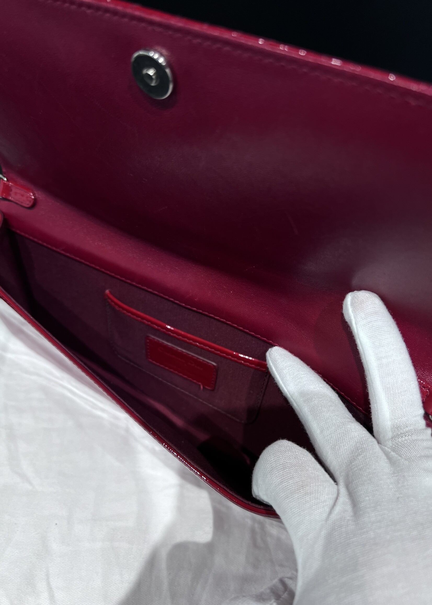 Christian Dior SOLD- Christian Dior Patent Lady Dior WOC