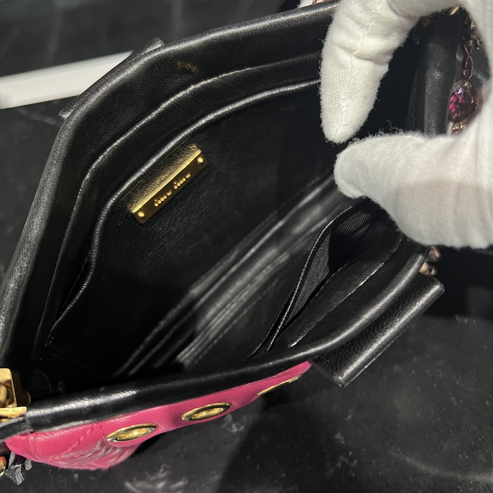 Miu MIu Miu Miu Eyelet Clutch