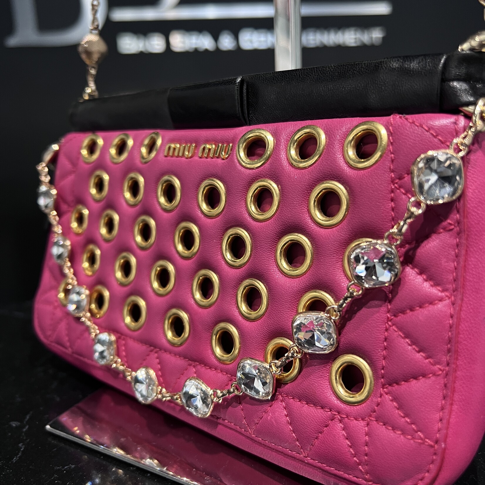 Miu MIu Miu Miu Eyelet Clutch