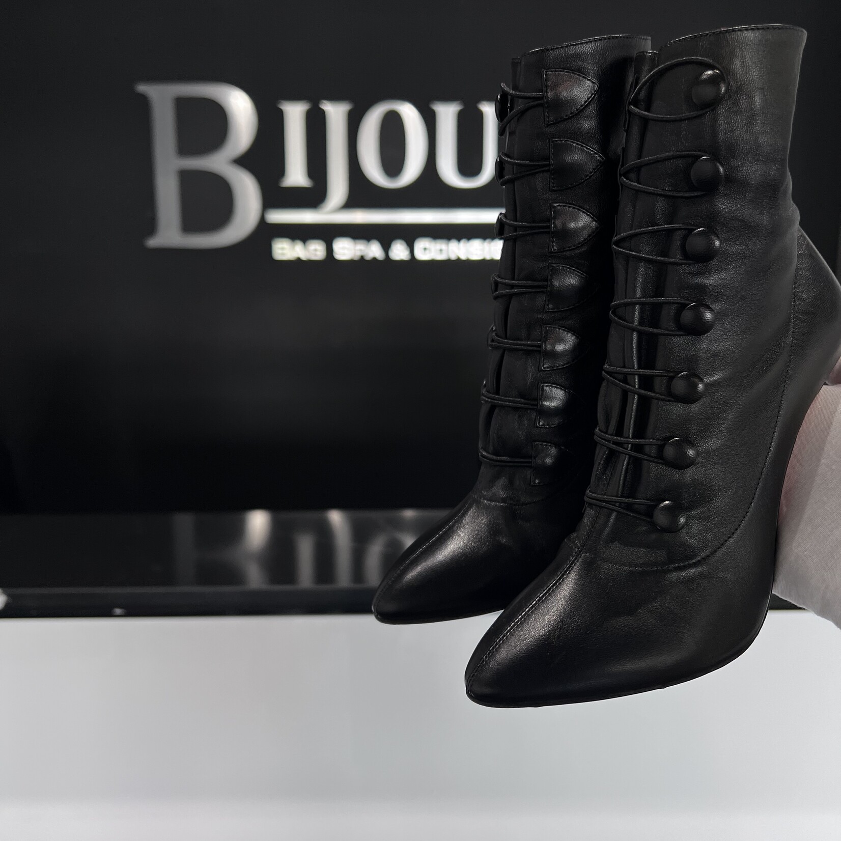 Christian Louboutin SOLD - Christian Louboutin Lace Up Boots 37.5