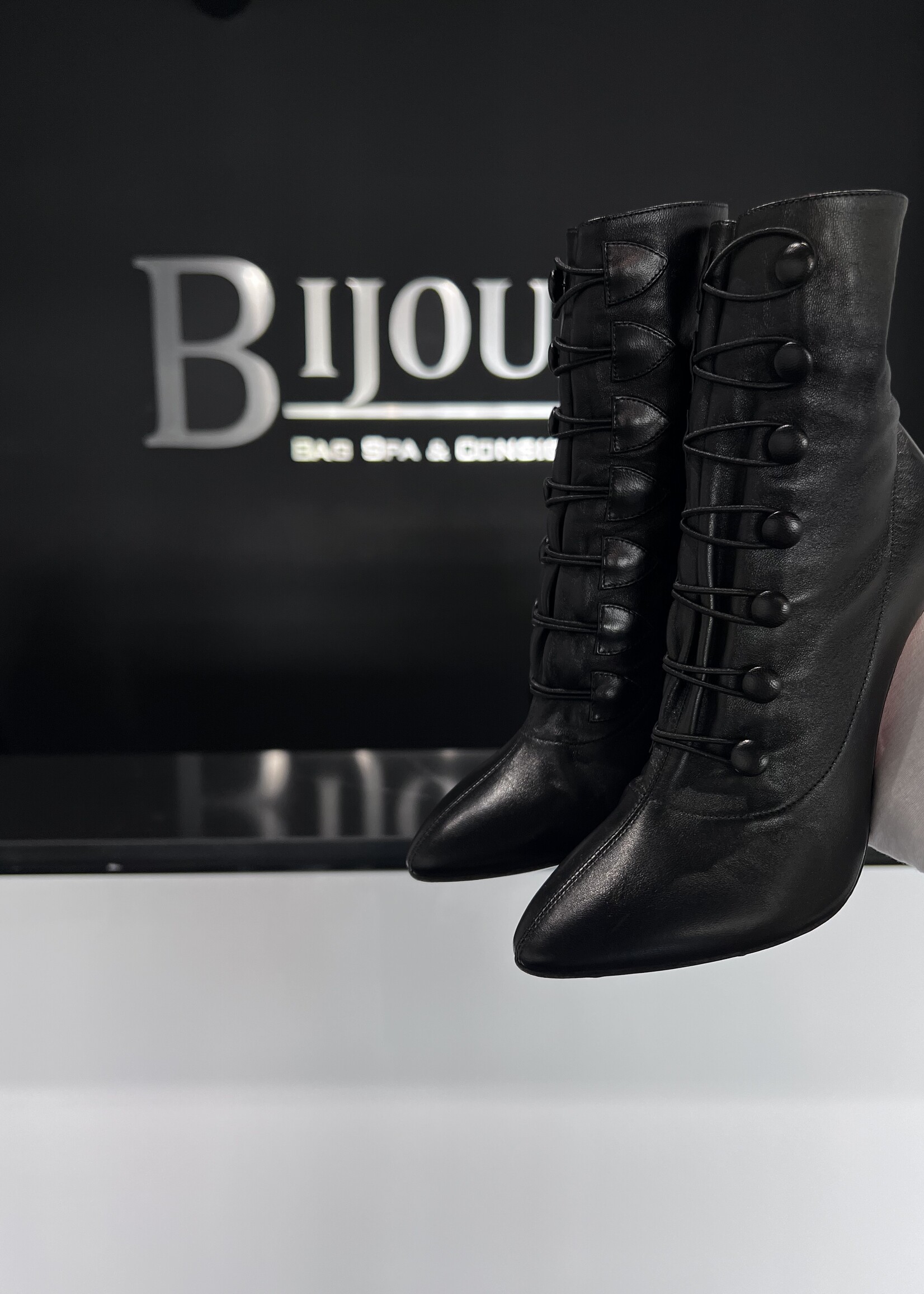 Christian Louboutin SOLD - Christian Louboutin Lace Up Boots 37.5