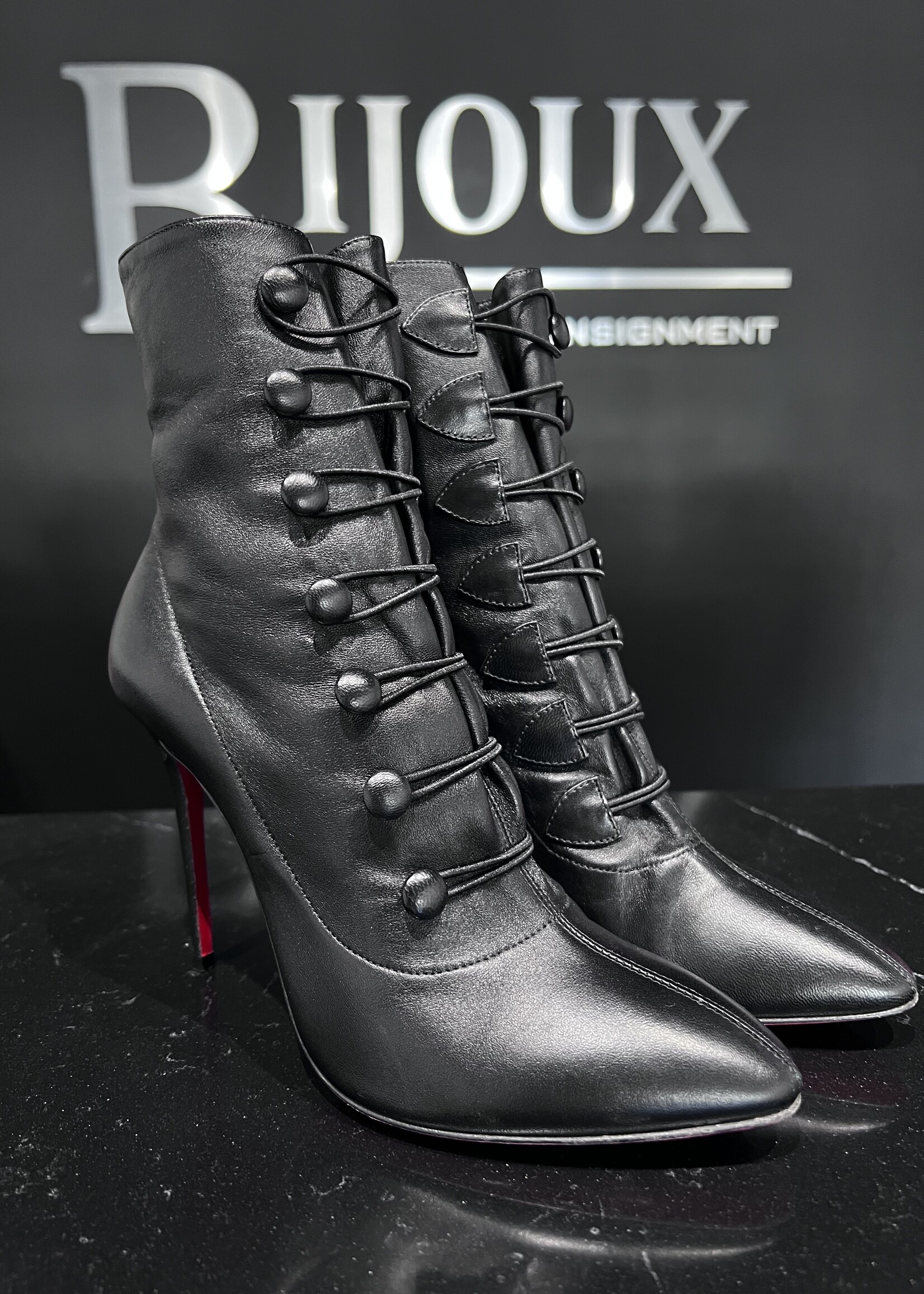 Christian Louboutin SOLD - Christian Louboutin Lace Up Boots 37.5