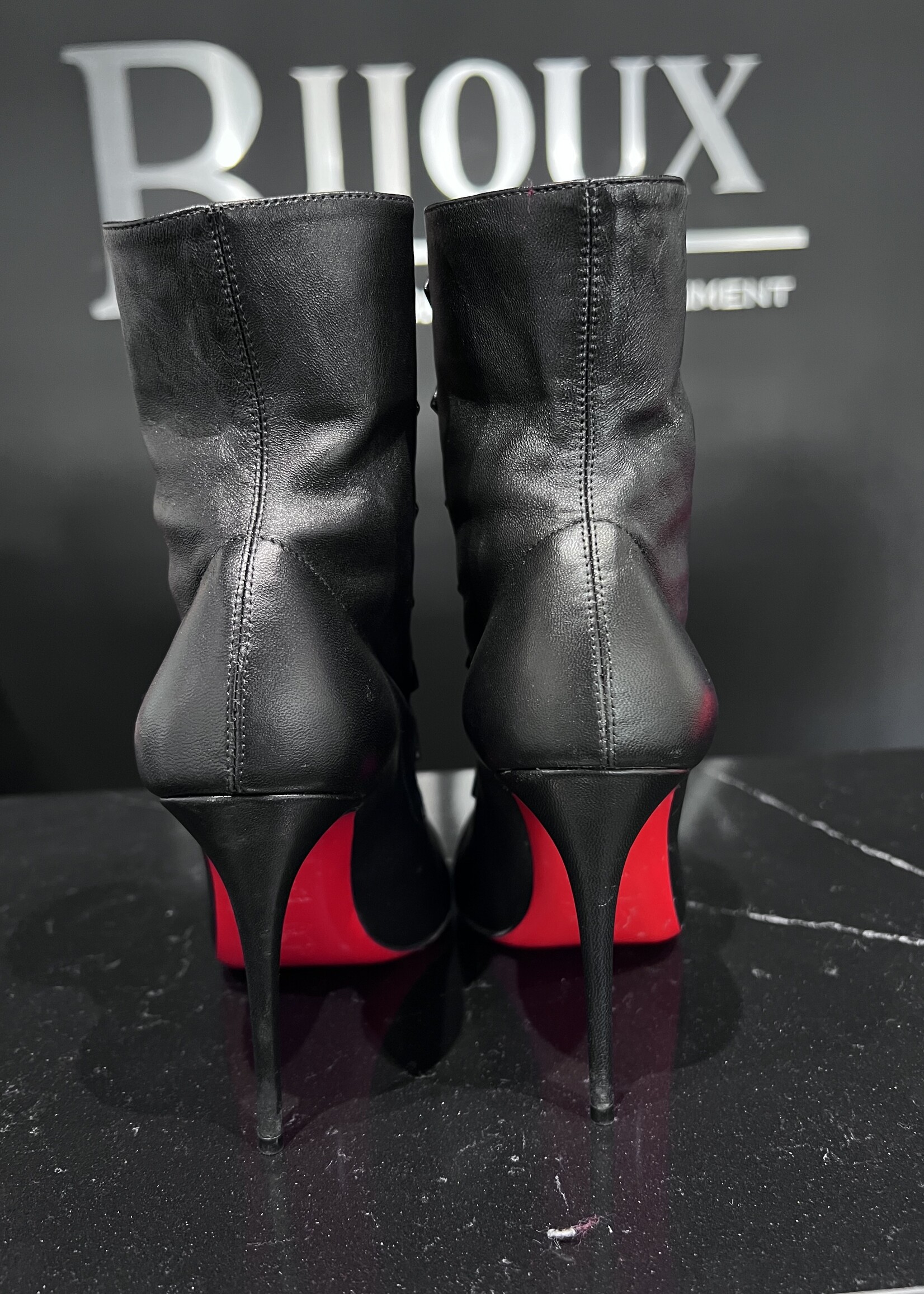 Christian Louboutin SOLD - Christian Louboutin Lace Up Boots 37.5